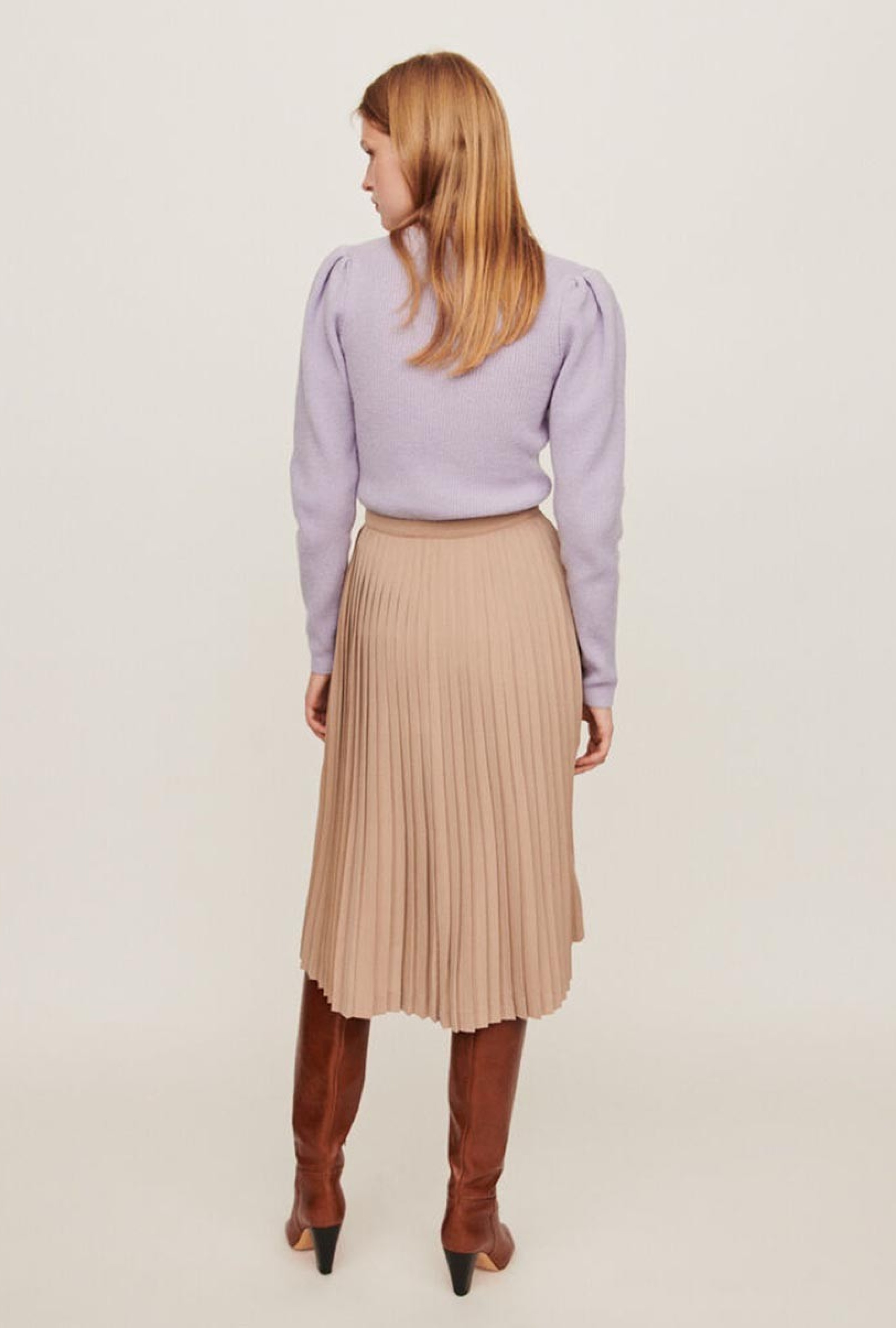 Jupe Plissée Boutonnée