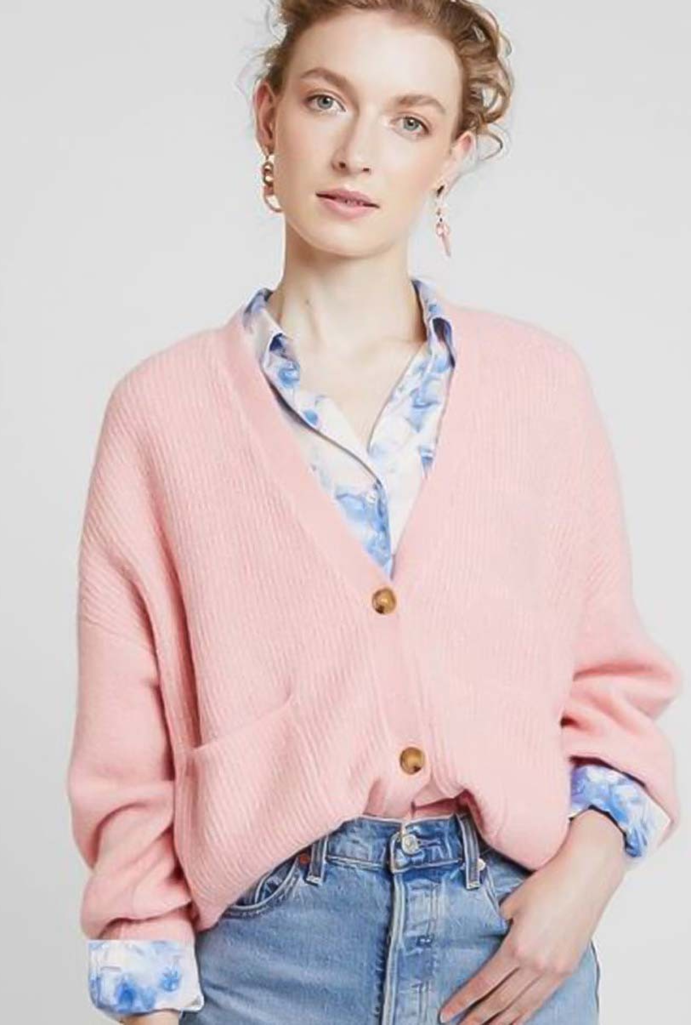 Cardigan Rose Clair