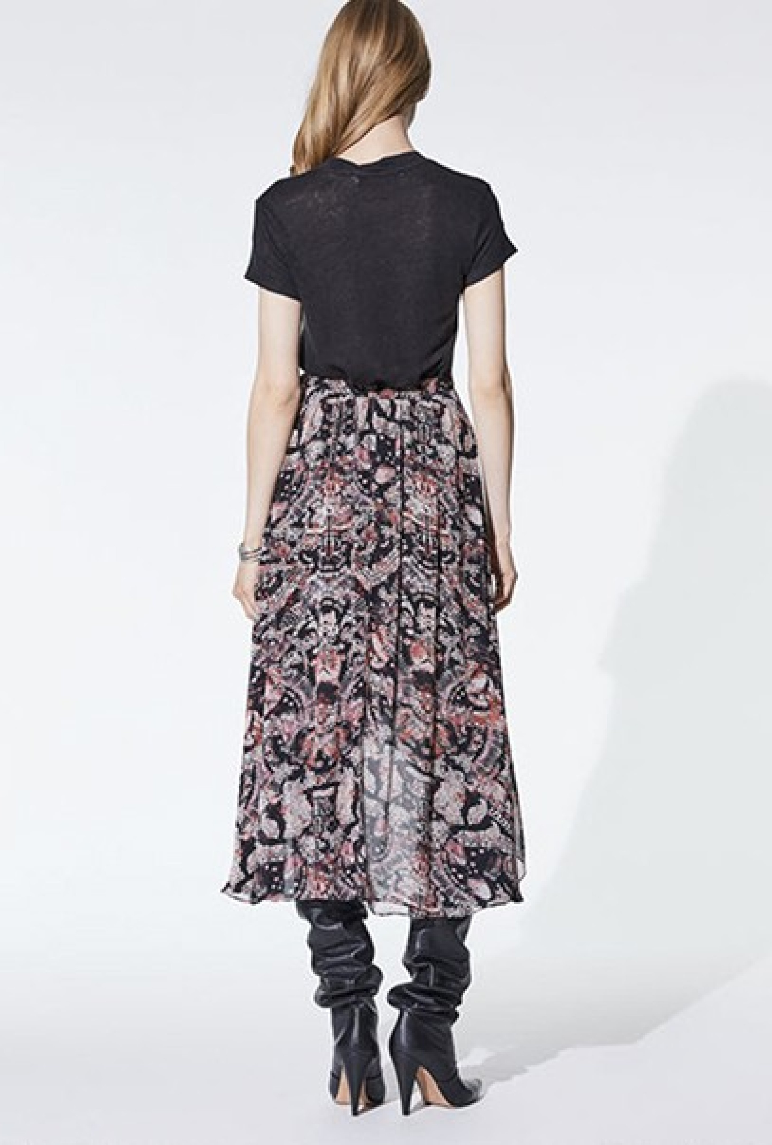 Jupe Deroie Black Red