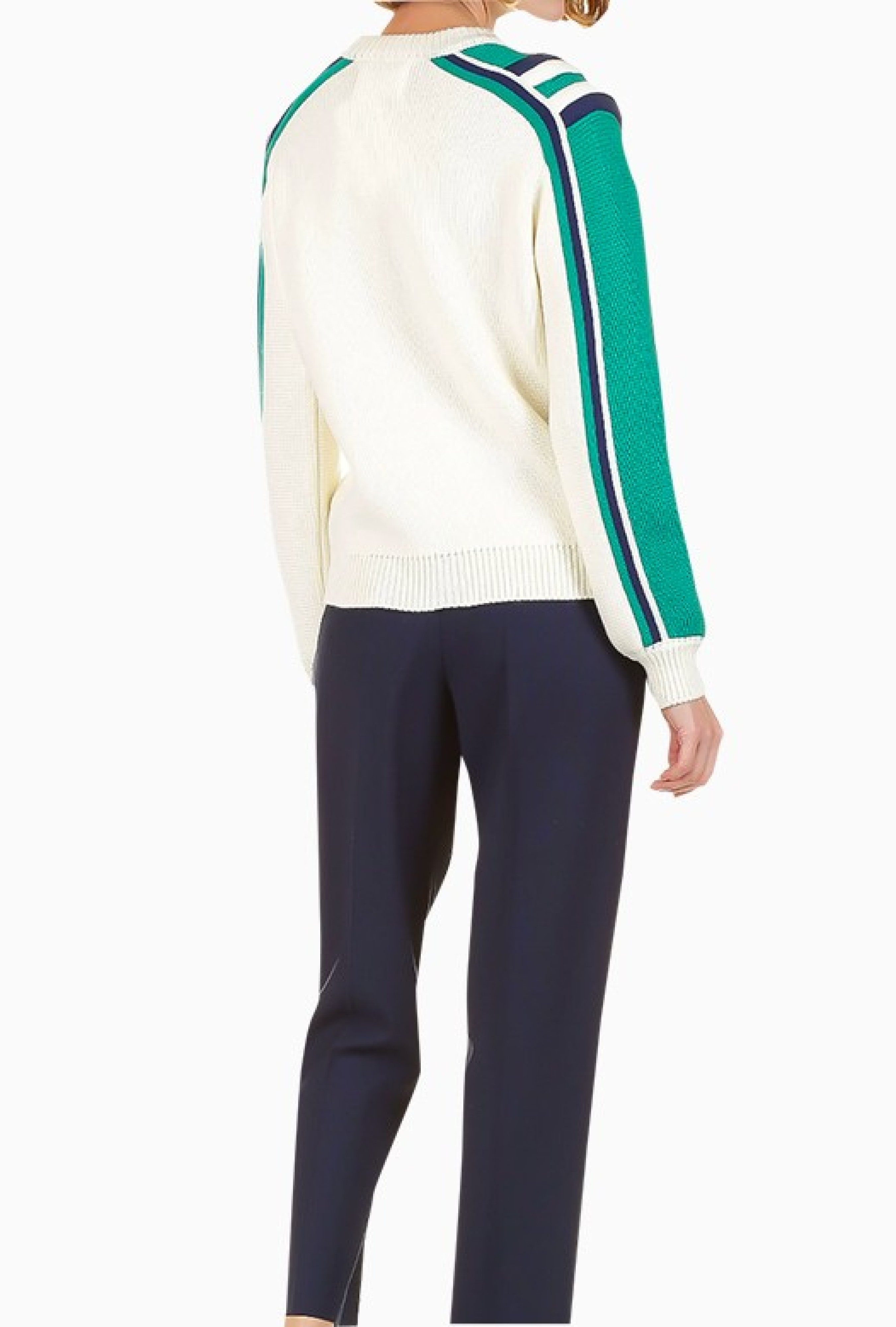 Pantalon carotte en laine