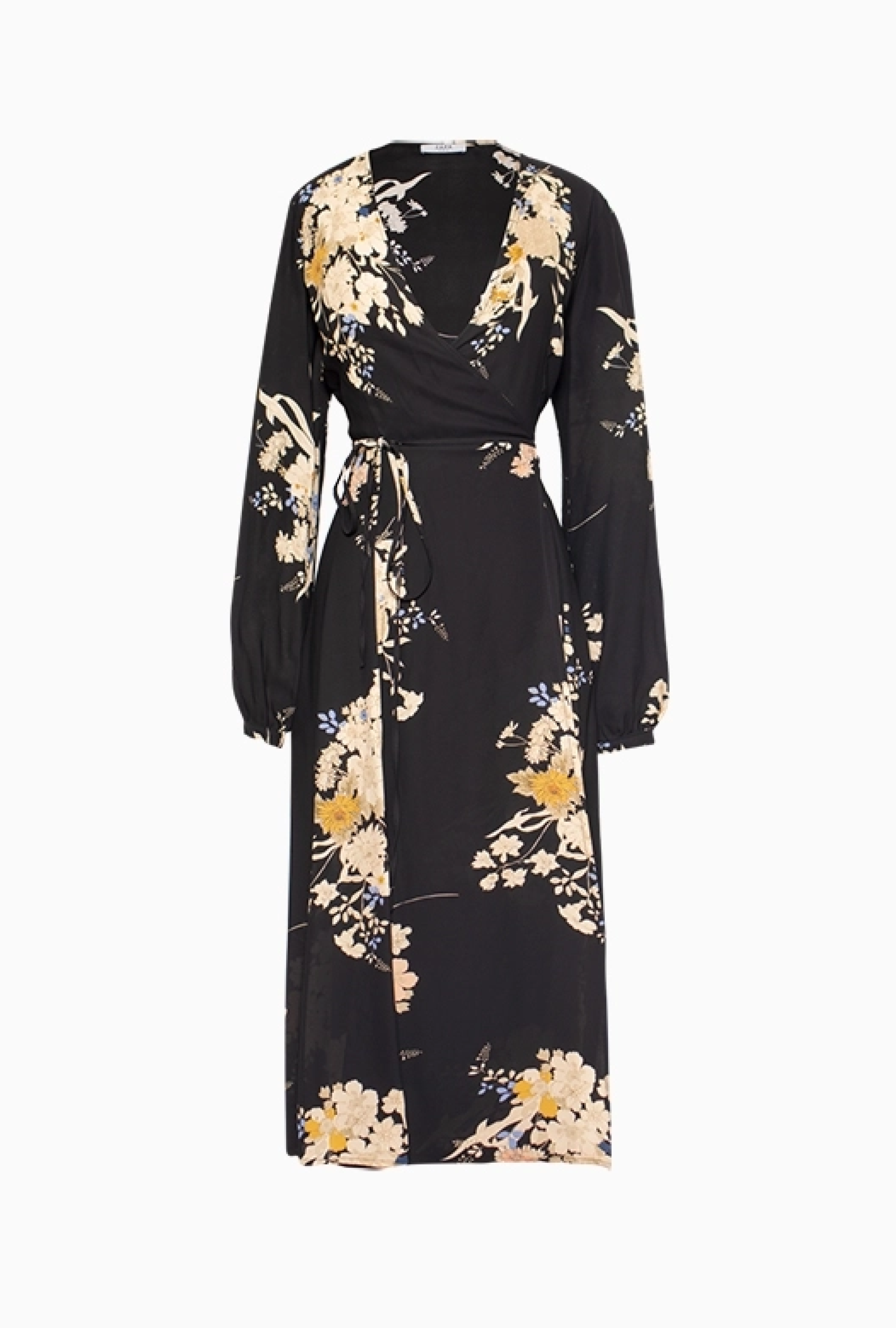 Robe longue portefeuille- Exclusivité web