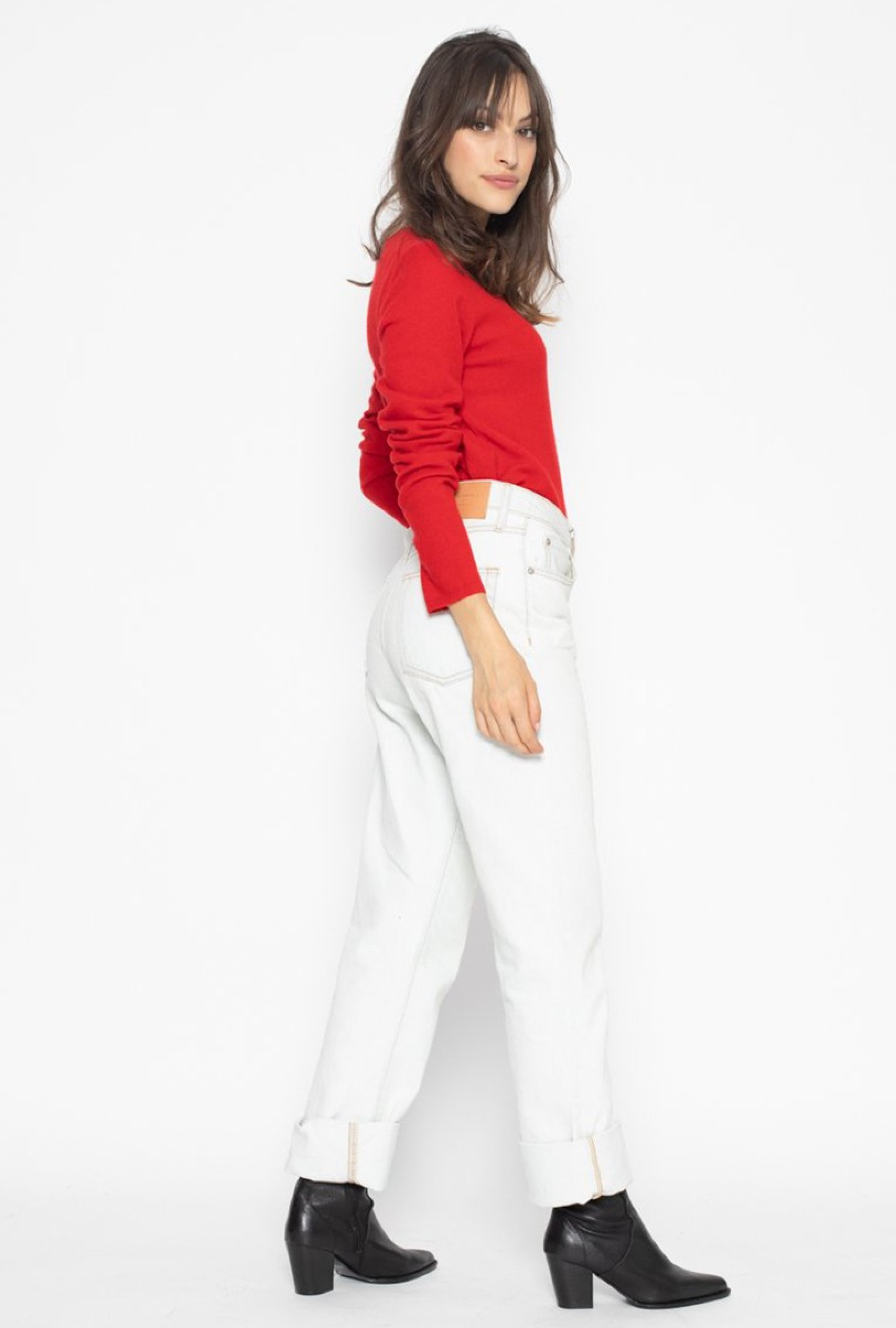 Pull Cachemire Rouge