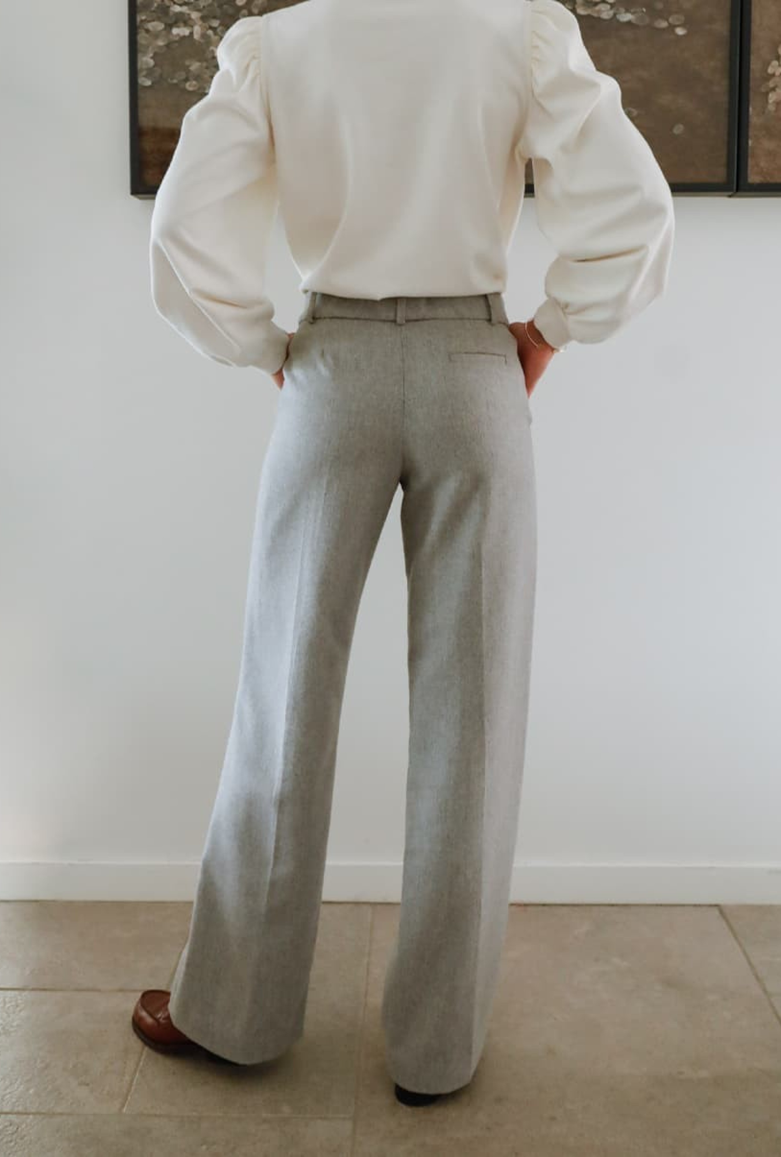 Pantalon Mandarin Gris