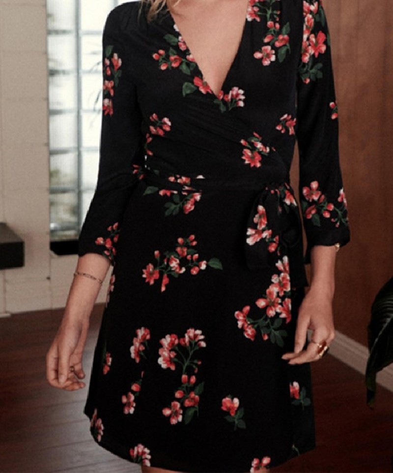 Robe Sezane Elsa fleur-Exclusivité web