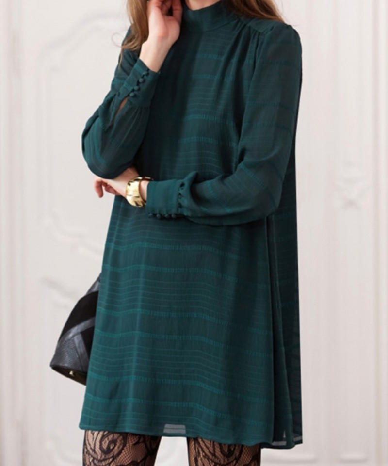 Robe Sezane Eve verte