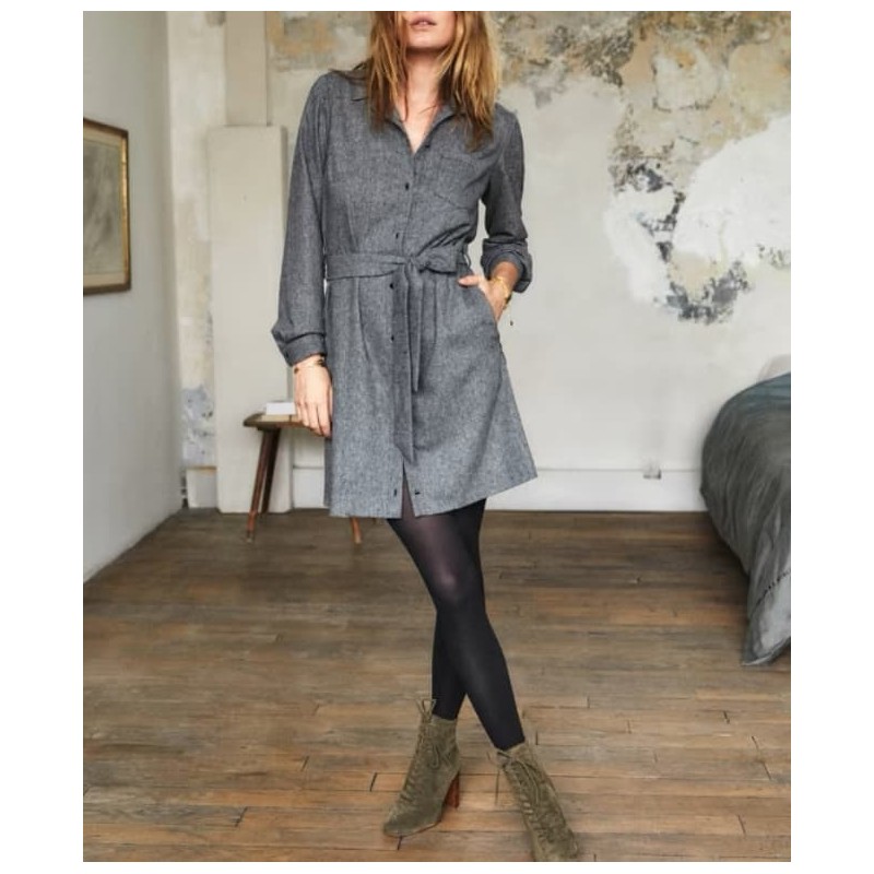 Robe Sezane Camilla grise