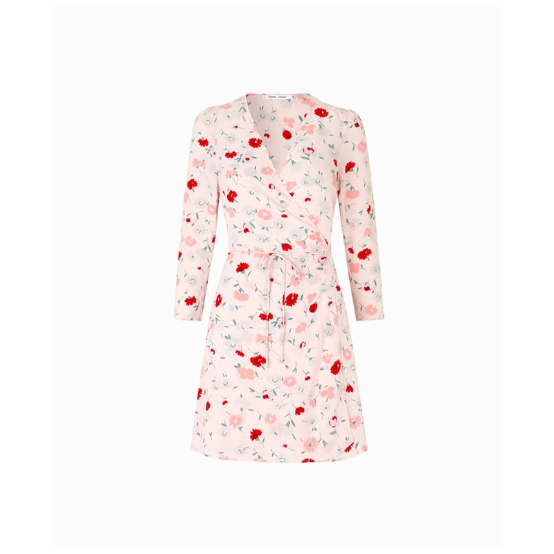 Robe Samsoe Samsoe midi Britt rose