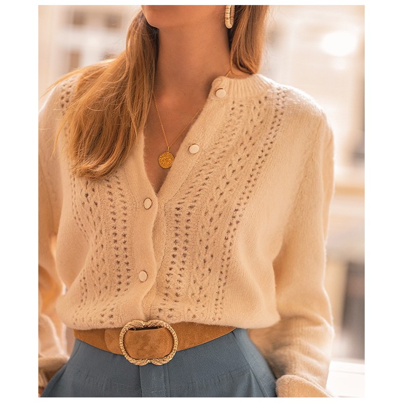 Gilet PNL Carly Beige