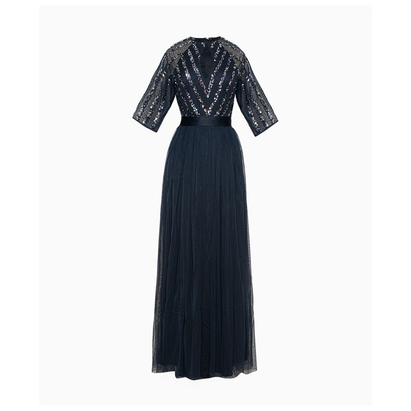 Robe Lace & Beads Stripe Sequin-Exclusivité web
