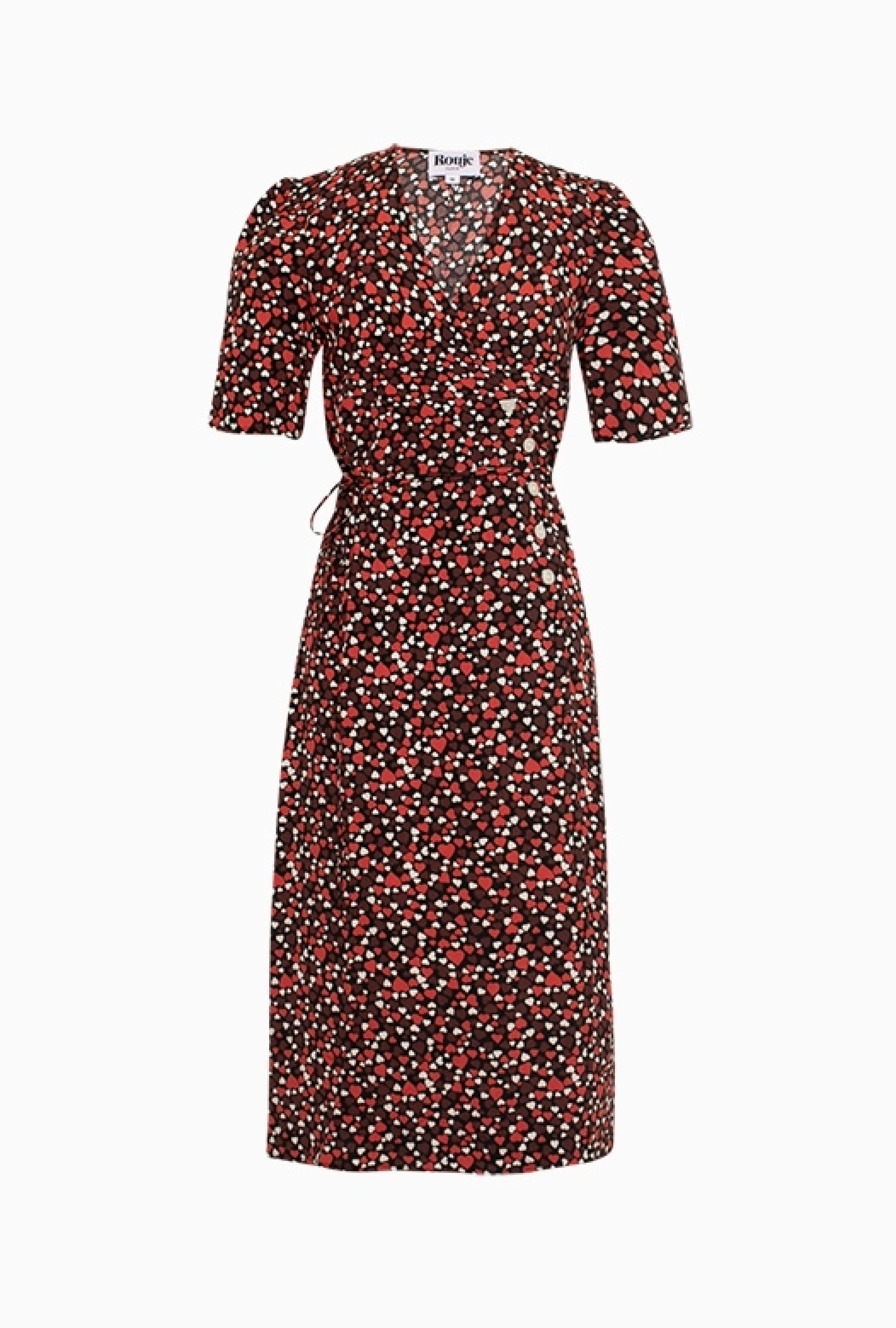 Robe Gabin Coeur Guinguette Noir