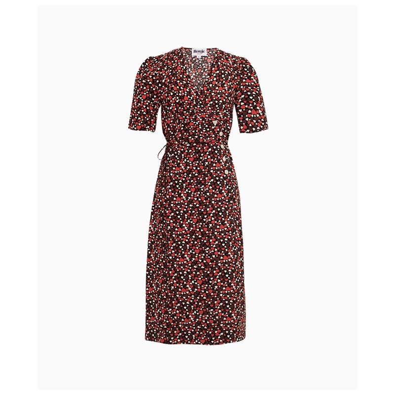 Robe Gabin Coeur Guinguette Noir