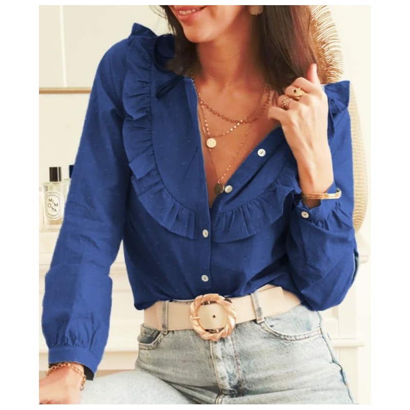 Chemise PNL Idalie bleue