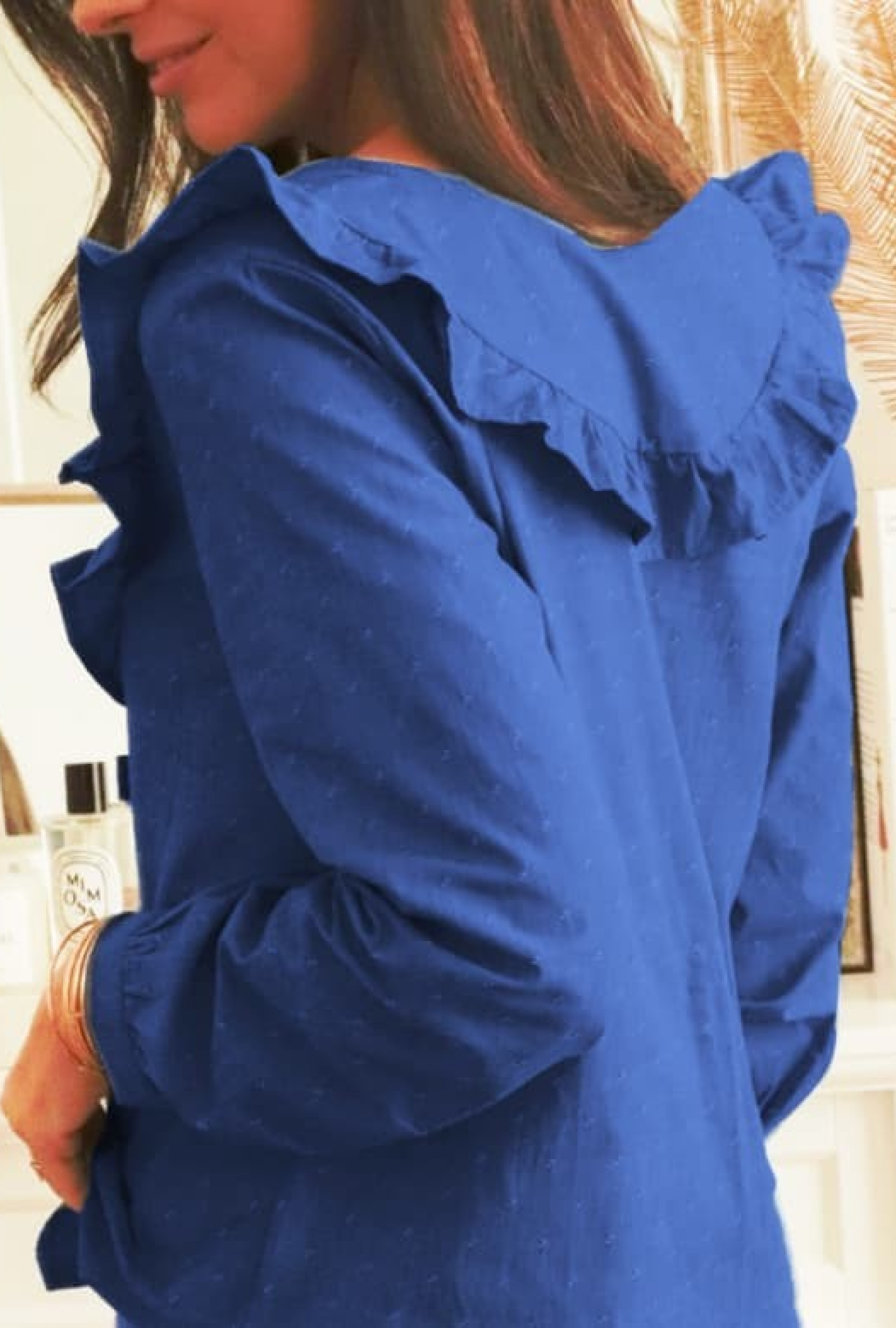 Chemise Idalie bleue