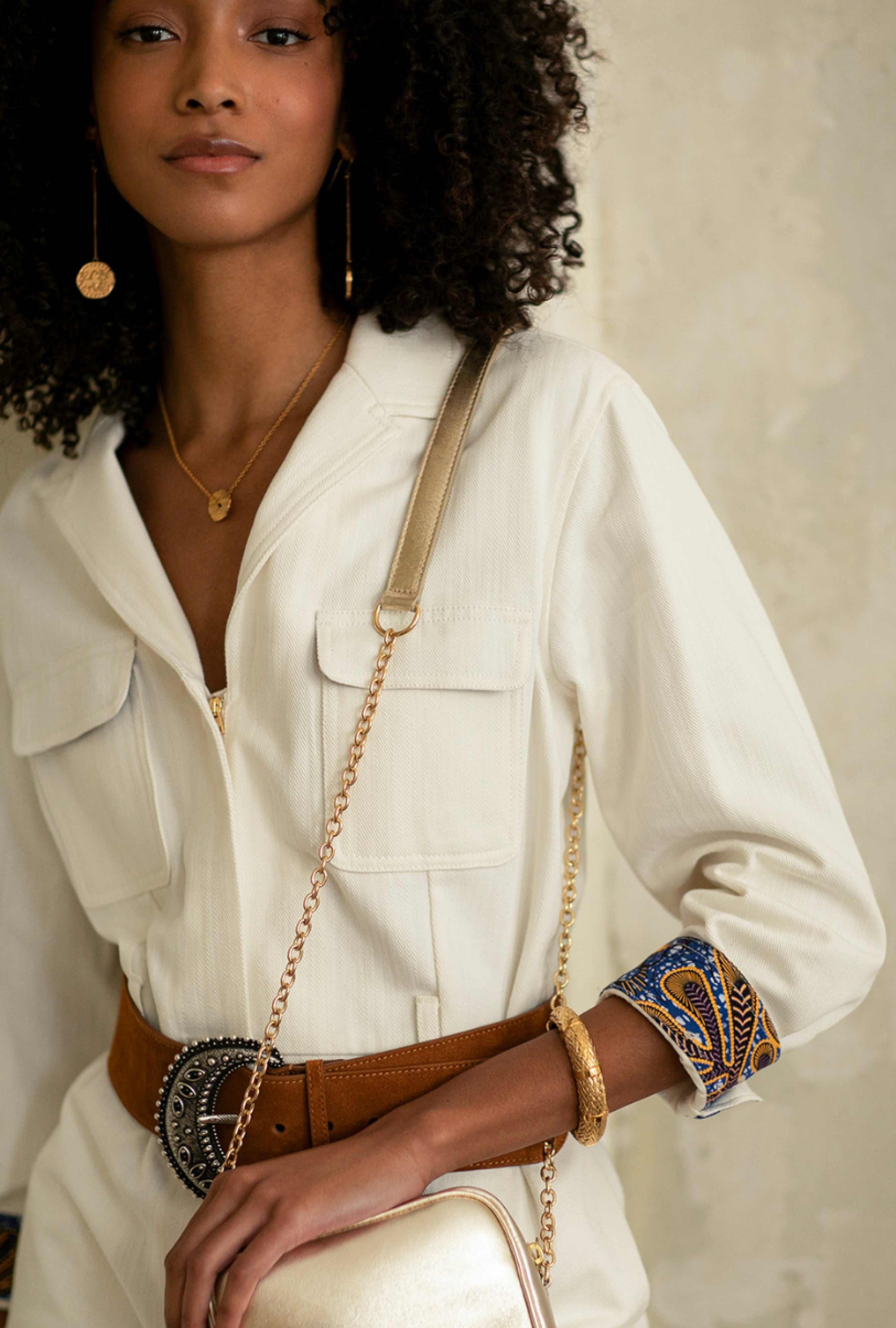 Combinaison Poline écru