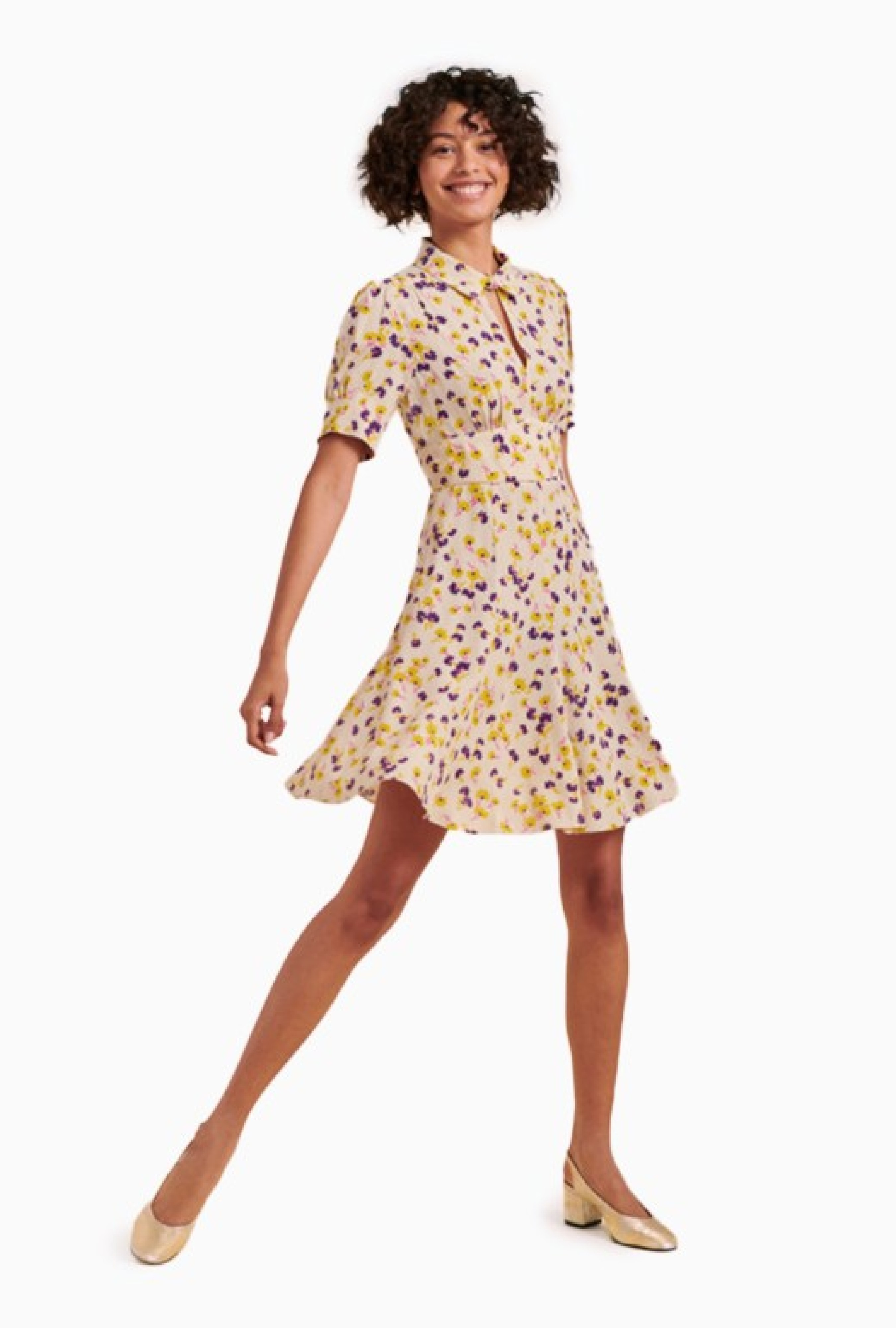 Robe imprimée Marguerite-Exclusivité web