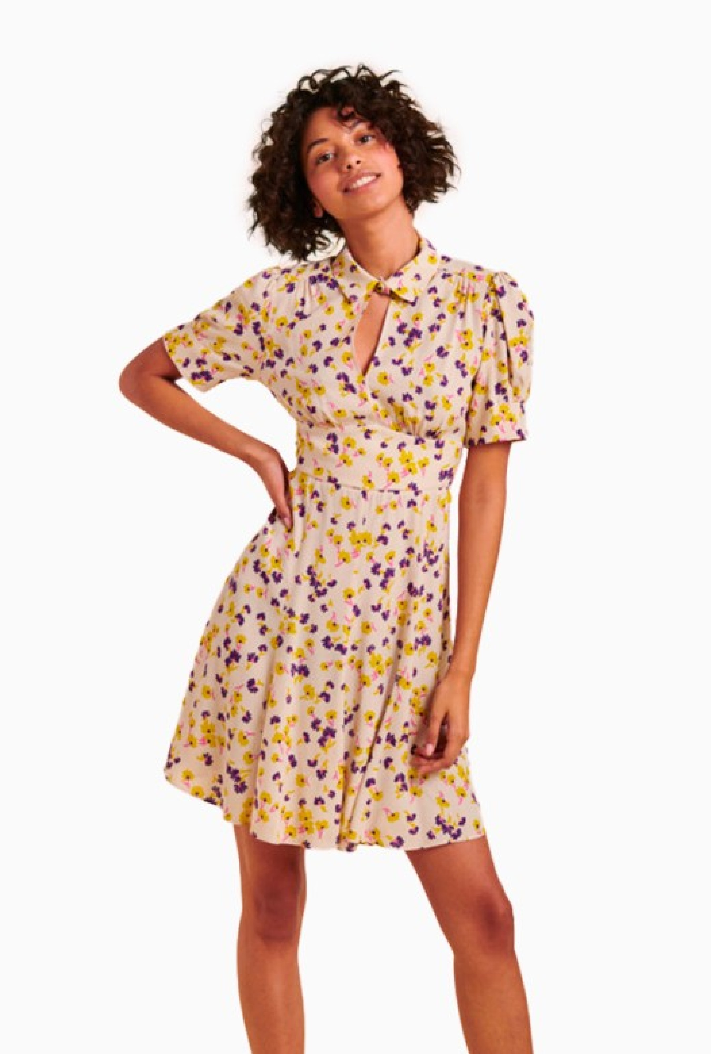 Robe imprimée Marguerite-Exclusivité web