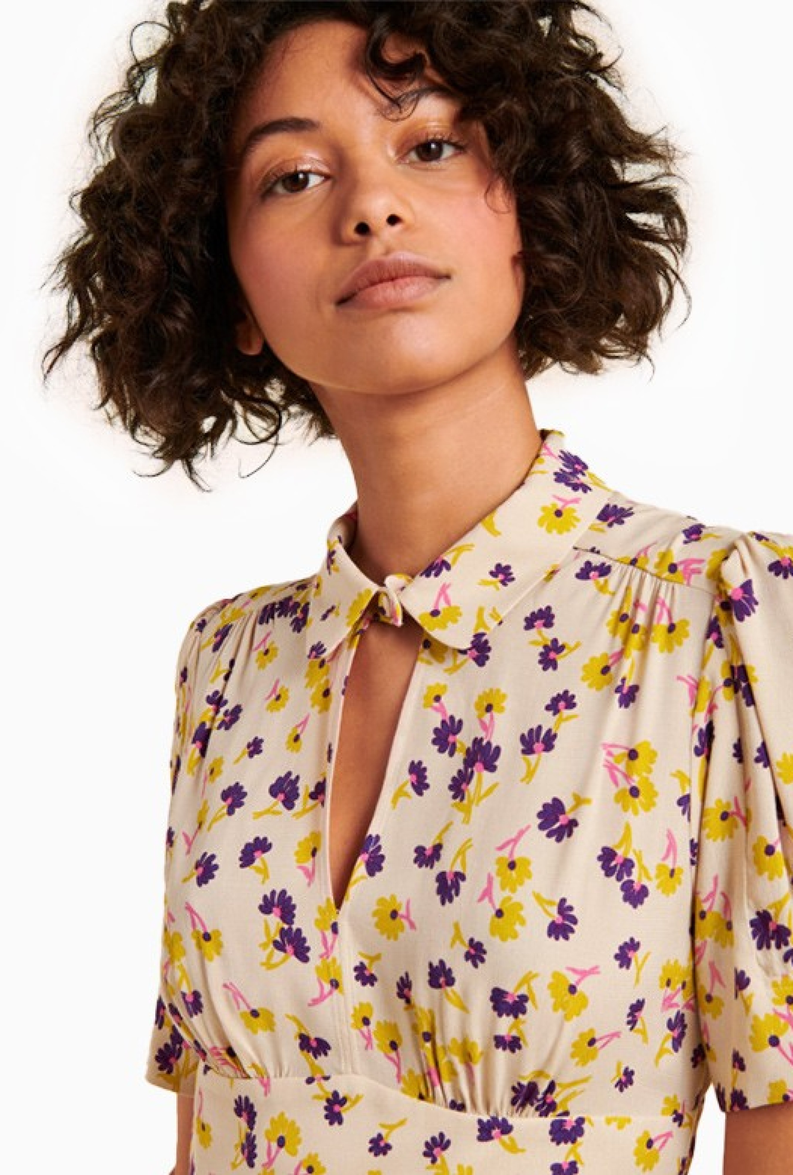 Robe imprimée Marguerite-Exclusivité web