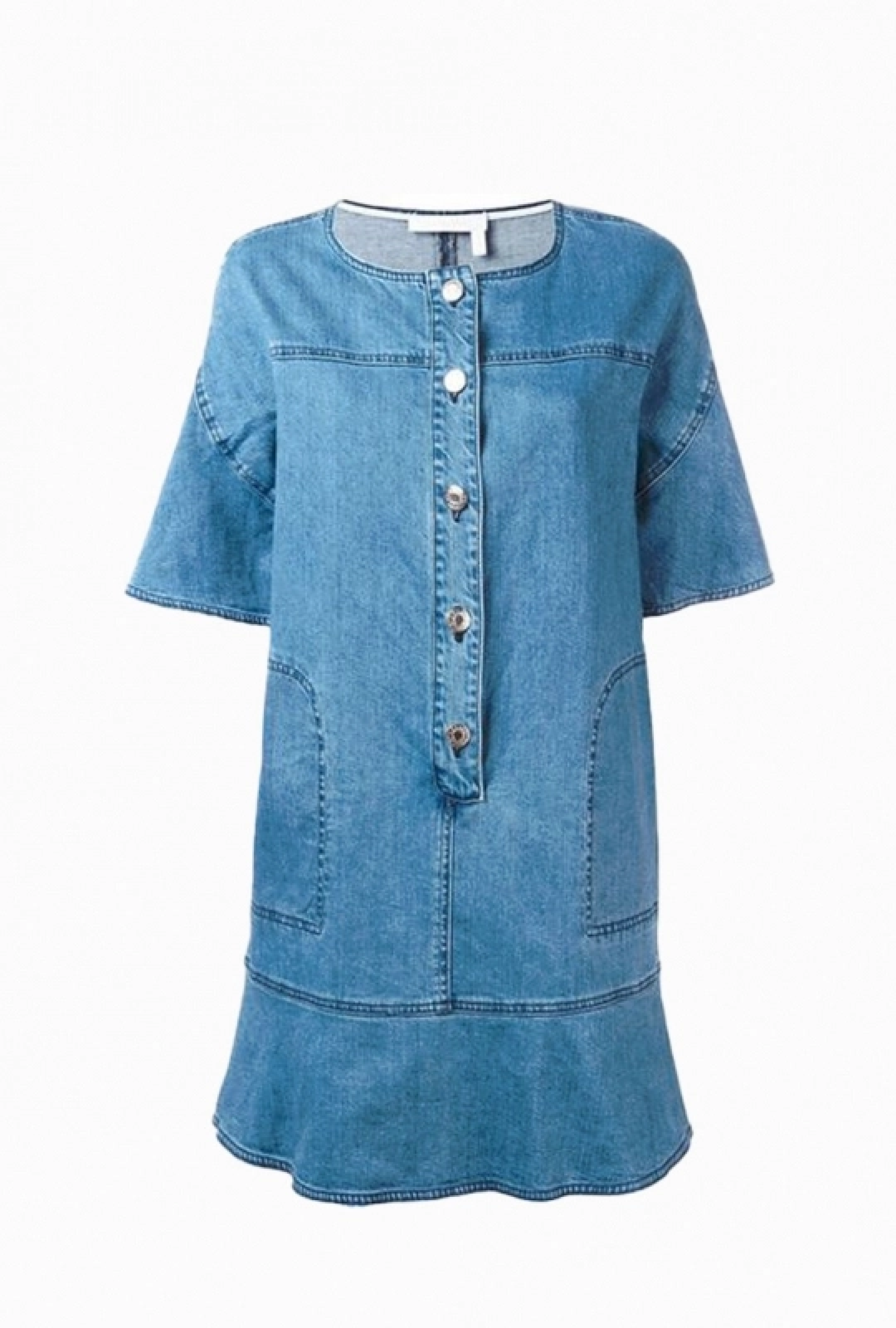Robe Denim Bleue