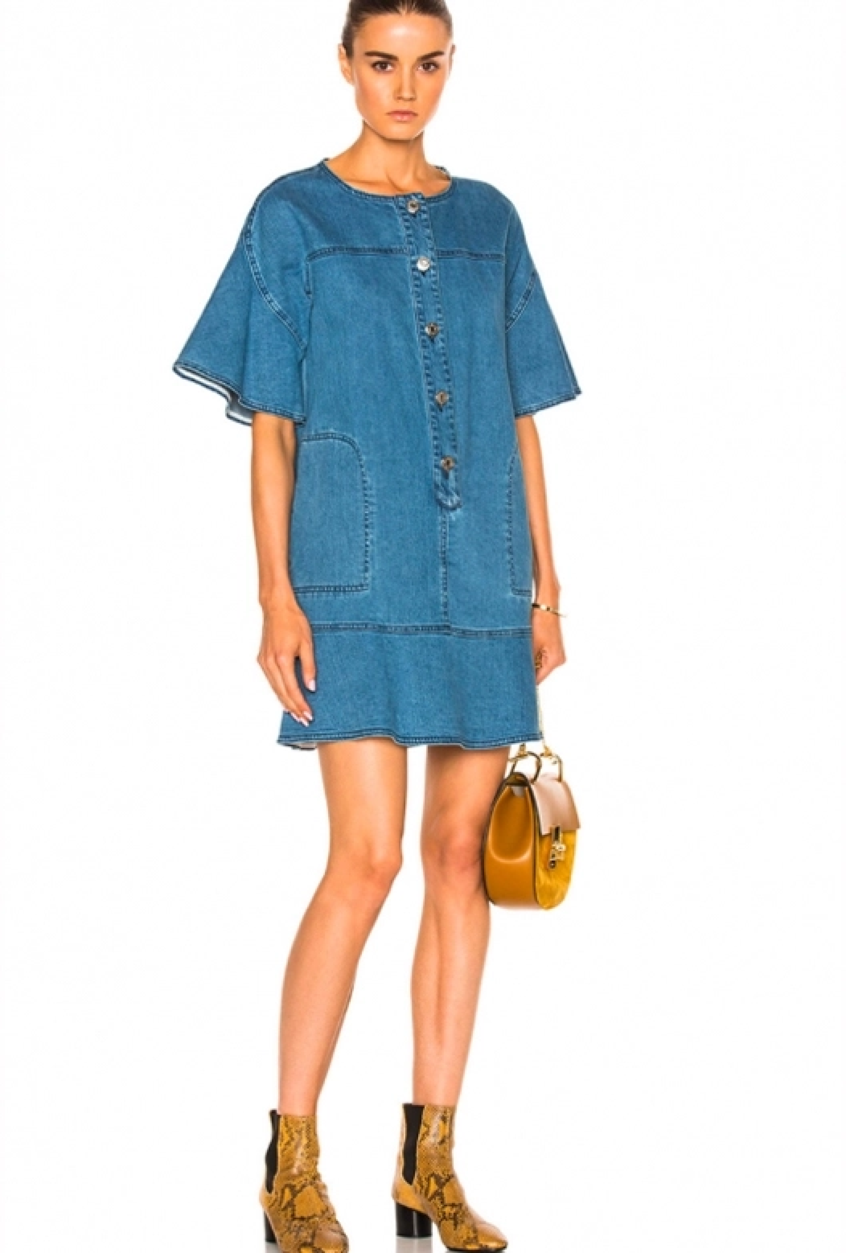 Robe Denim Bleue