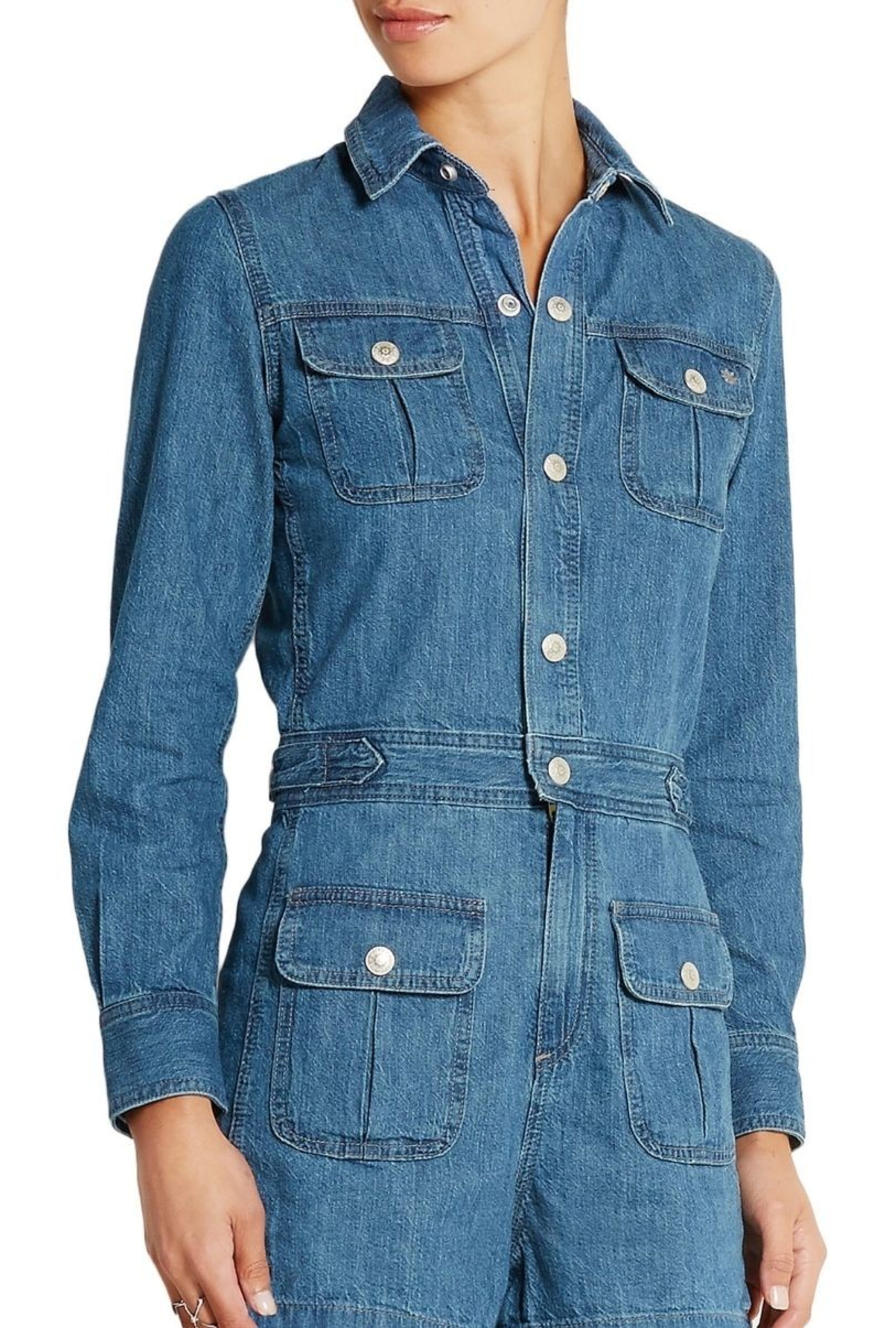 Combi-short en jean Loretta-Exclusivité web