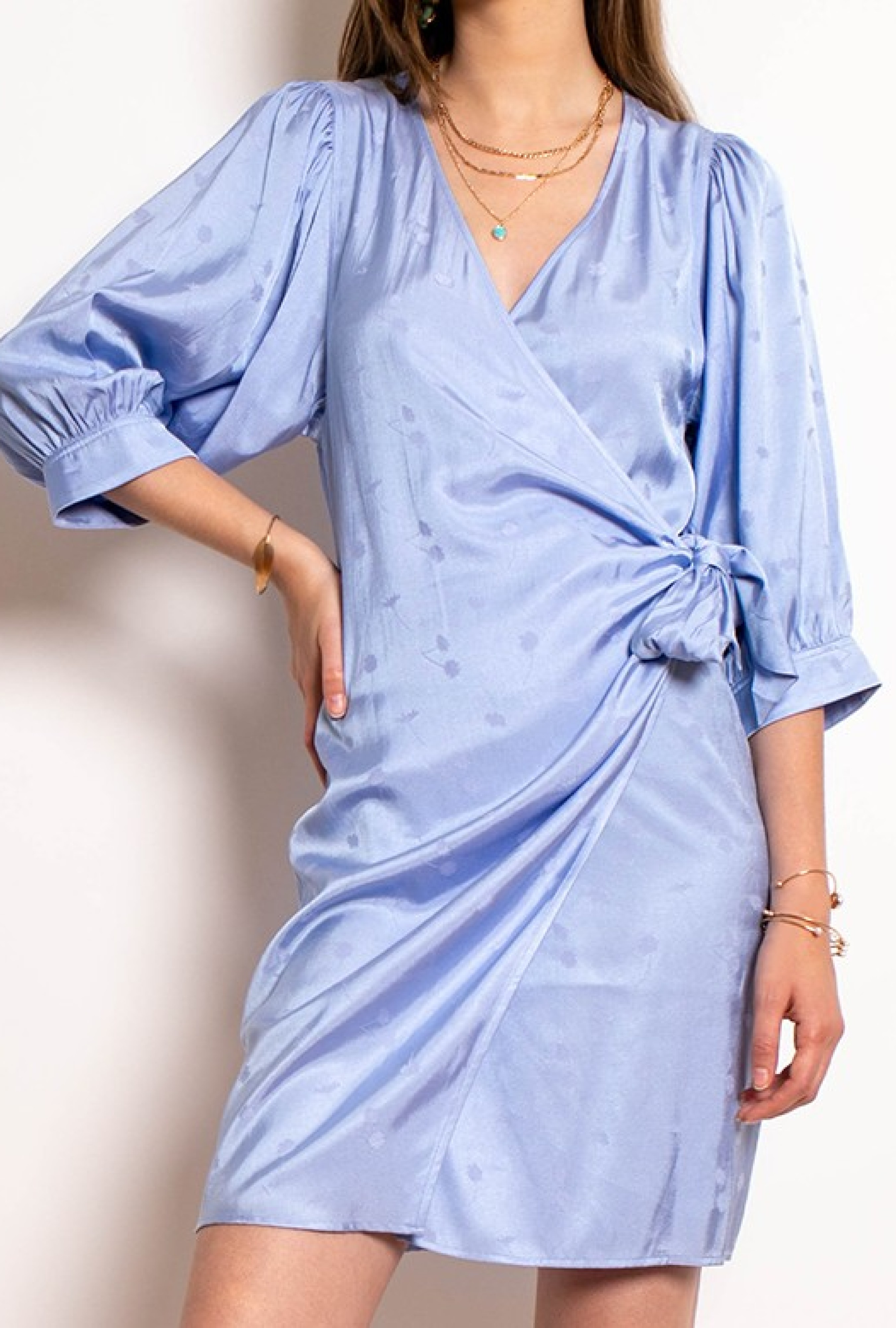 Robe Celestina Bleue