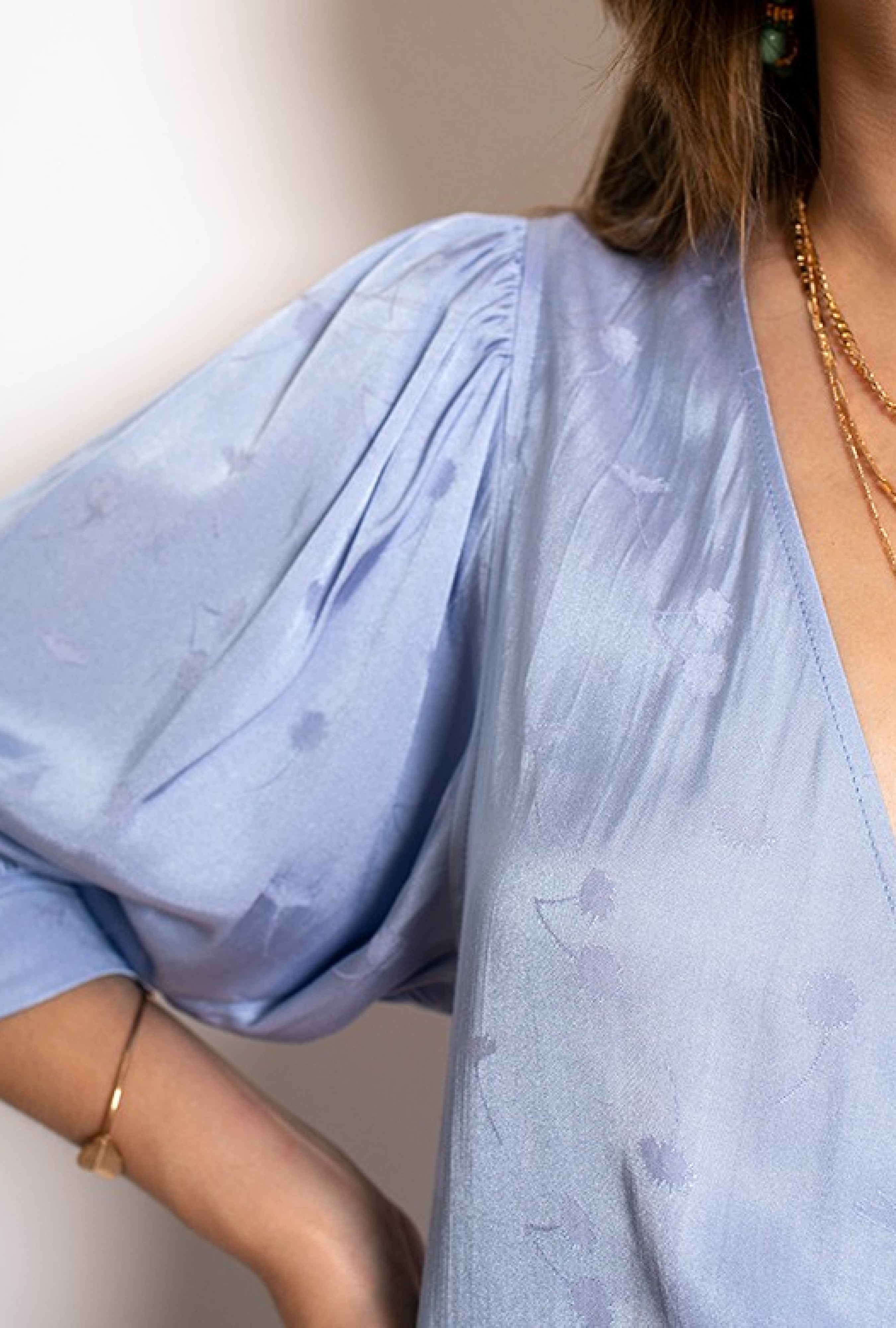 Robe Celestina Bleue