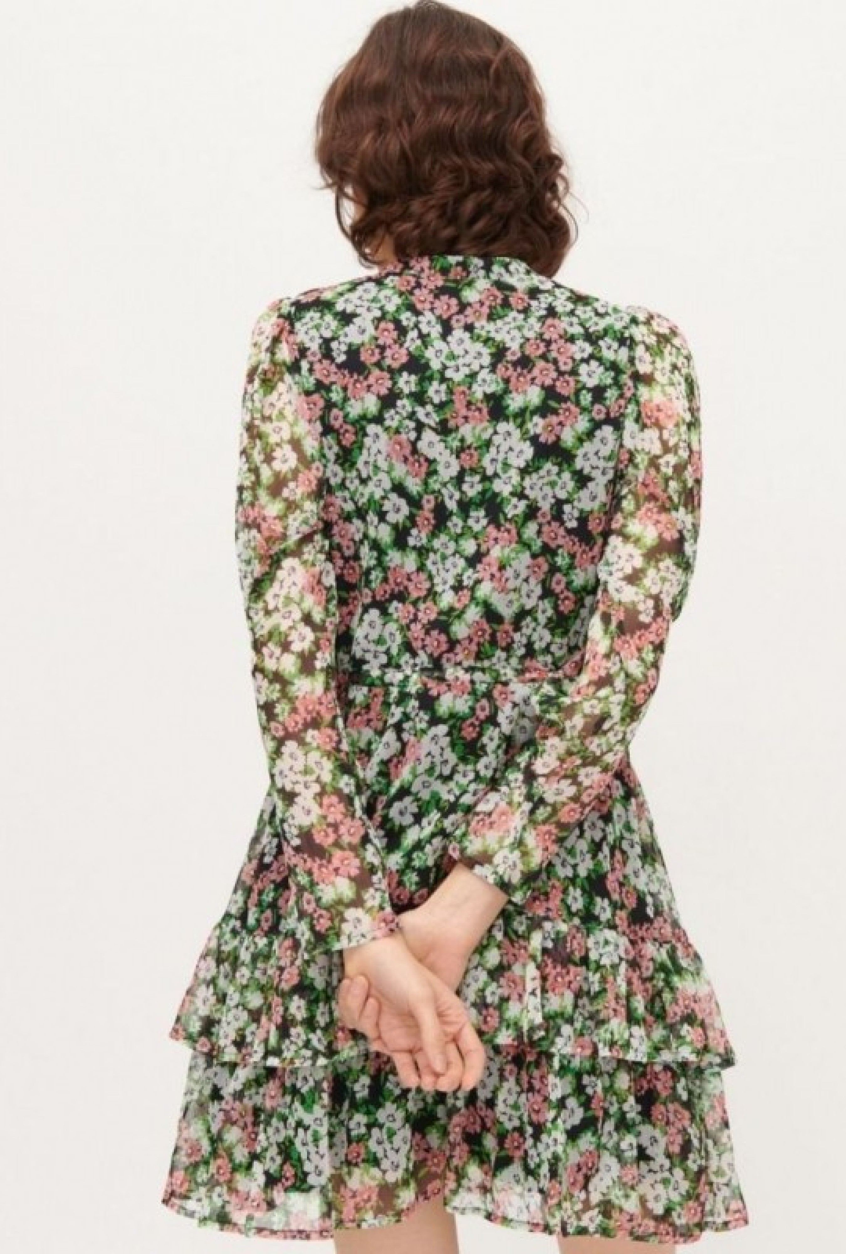 Robe Ladies Noire à Motif