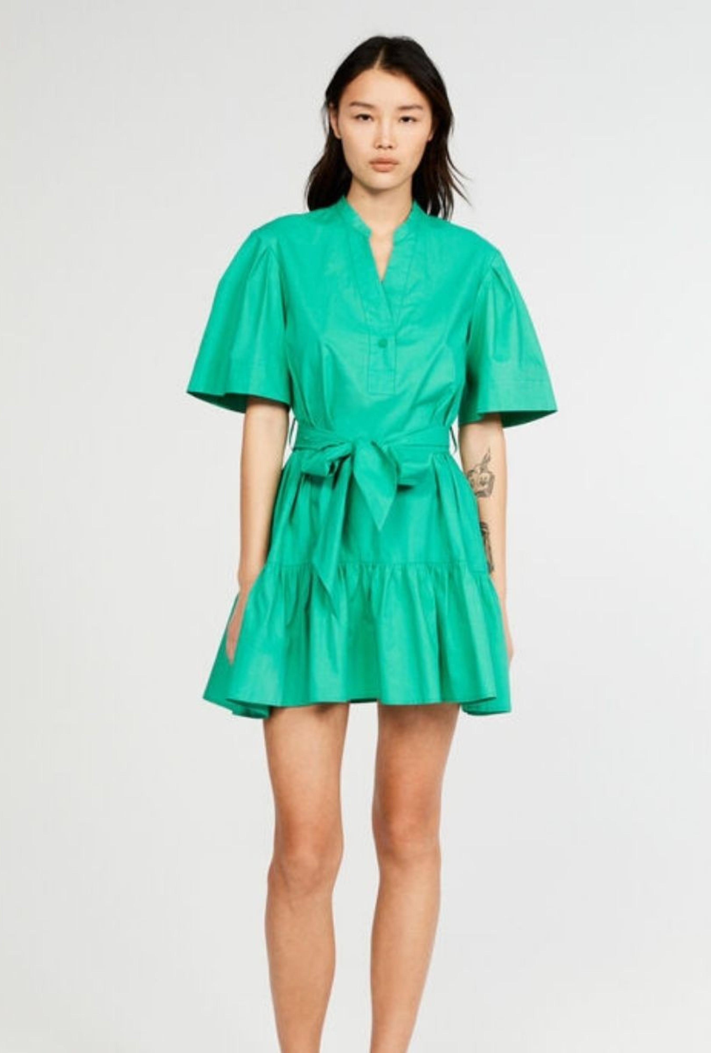 Robe Coton Menthe-Exclusivité web