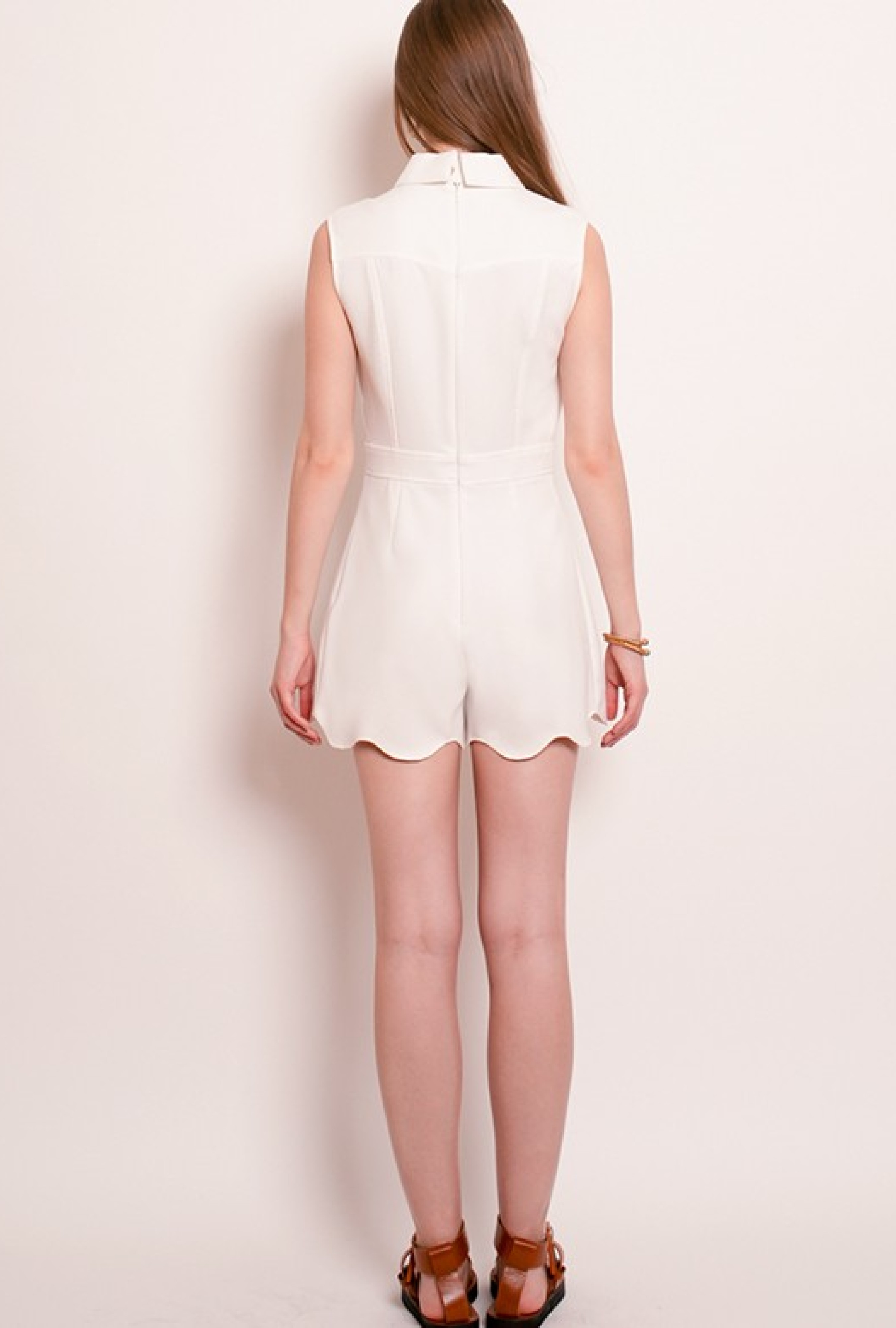 Combinaison Short Boutonné