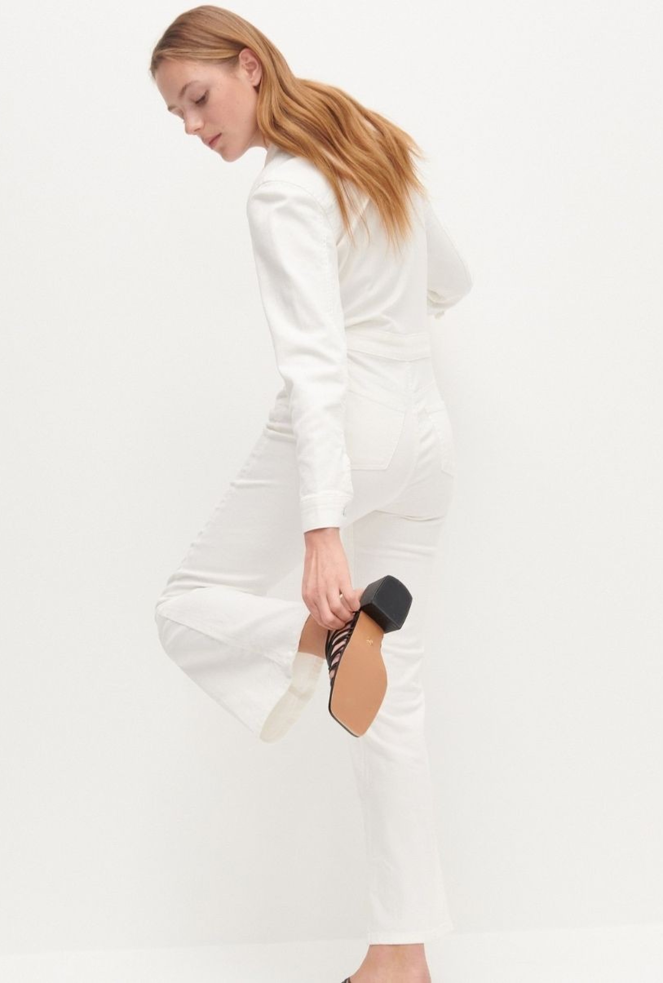 Combinaison Denim Blanche