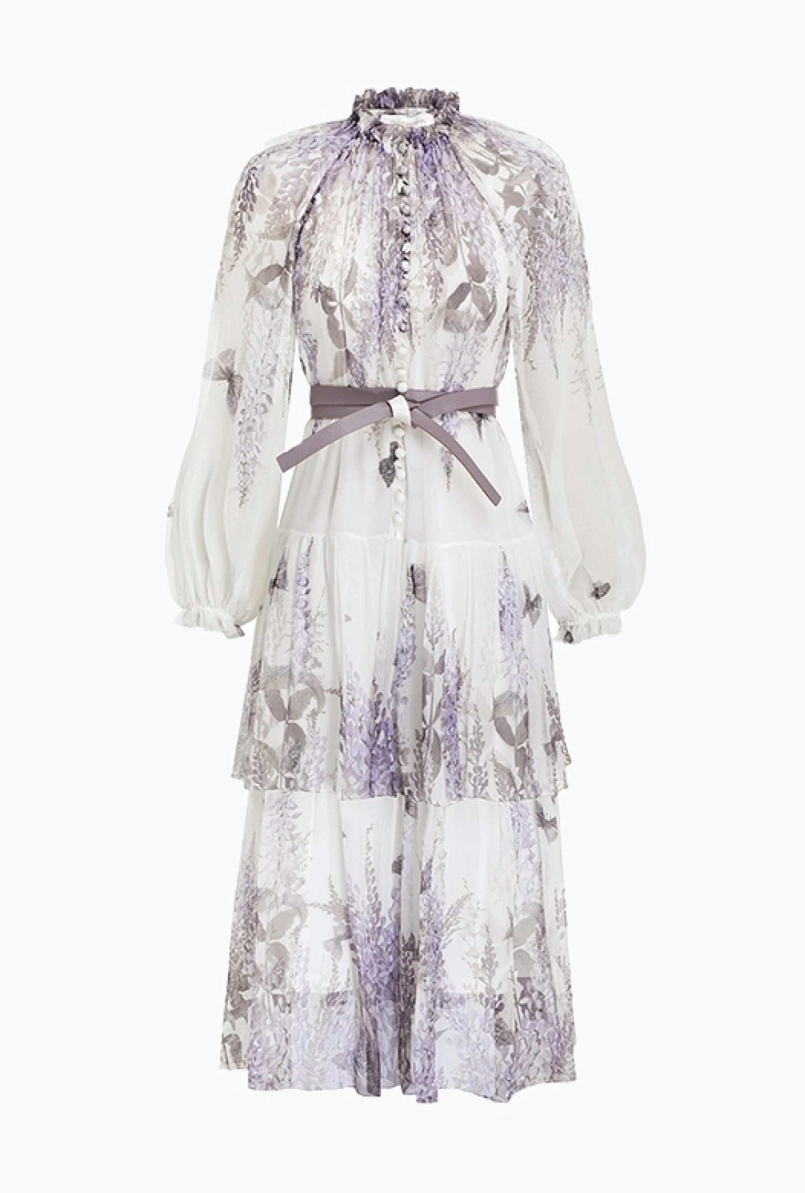 Robe Luminous Tiered Midi