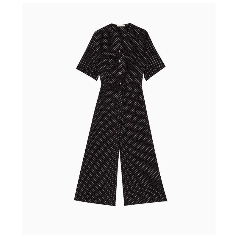 Combinaison Maje fluide à pois