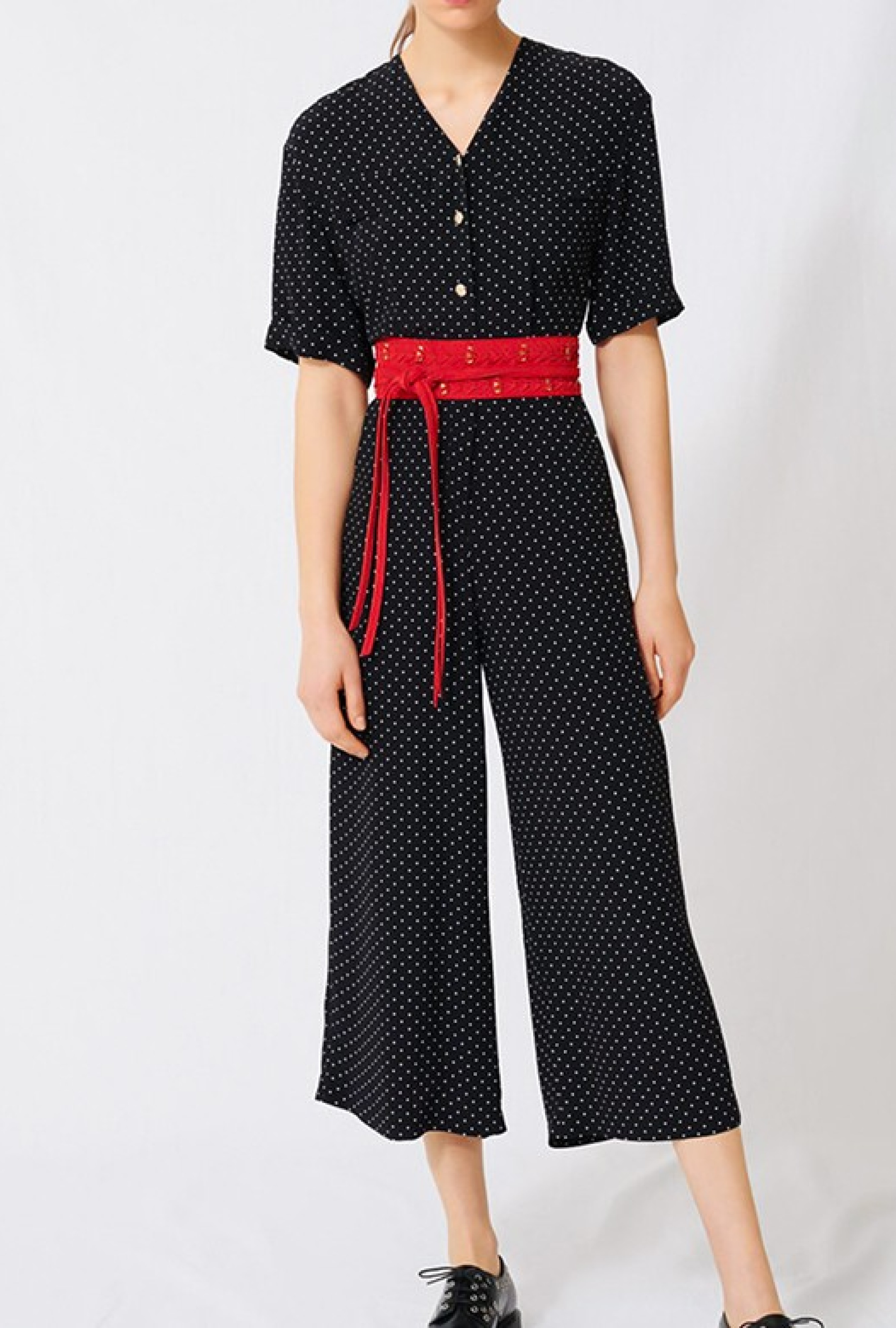 Combinaison fluide à pois