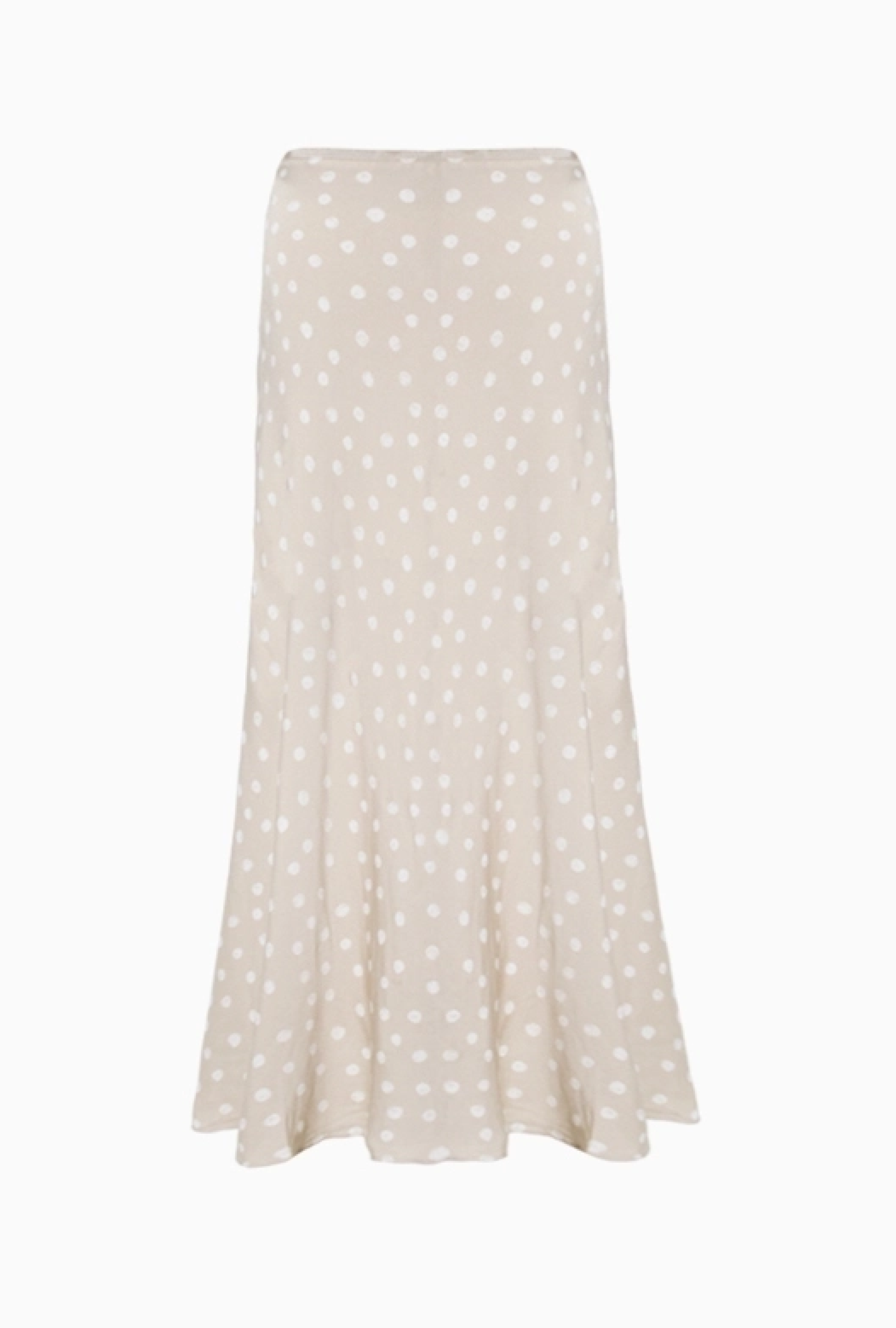 Jupe Alsop beige à pois