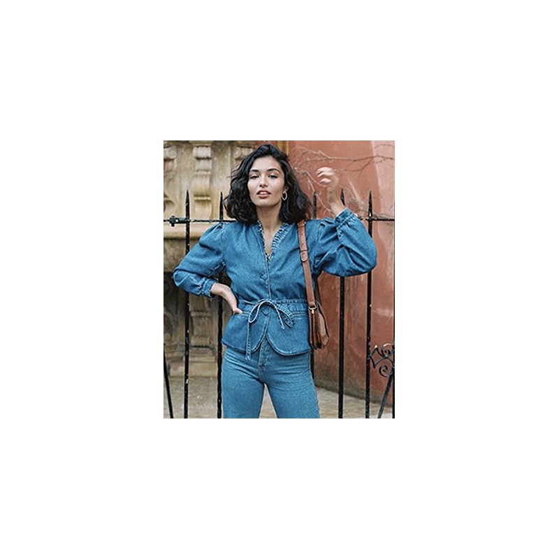 Veste Rouje Brune Denim