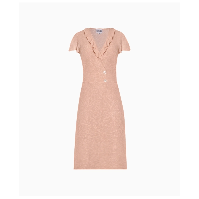 Robe Rouje Flores Abricot-Exclusivité web