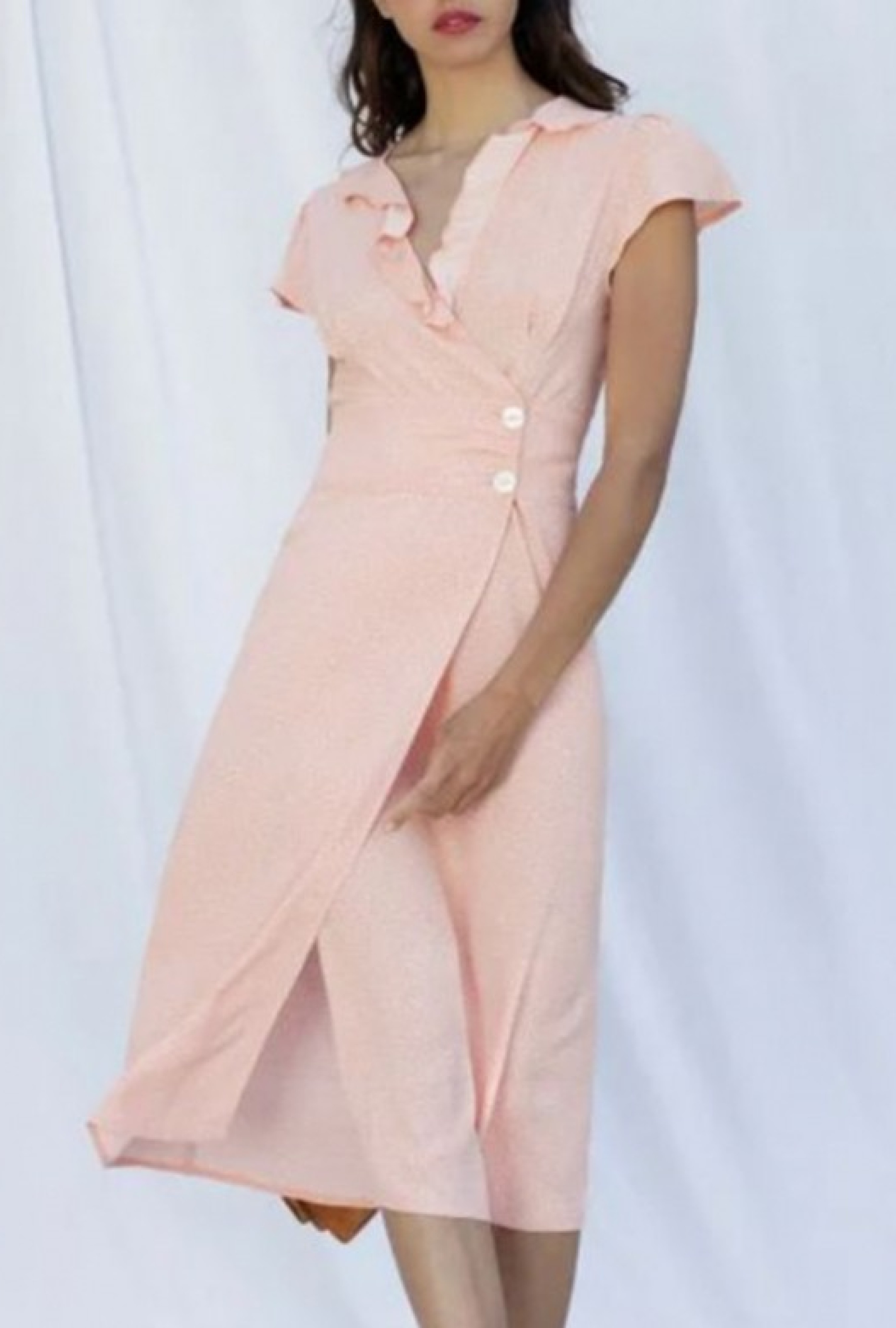 Robe Flores Abricot-Exclusivité web