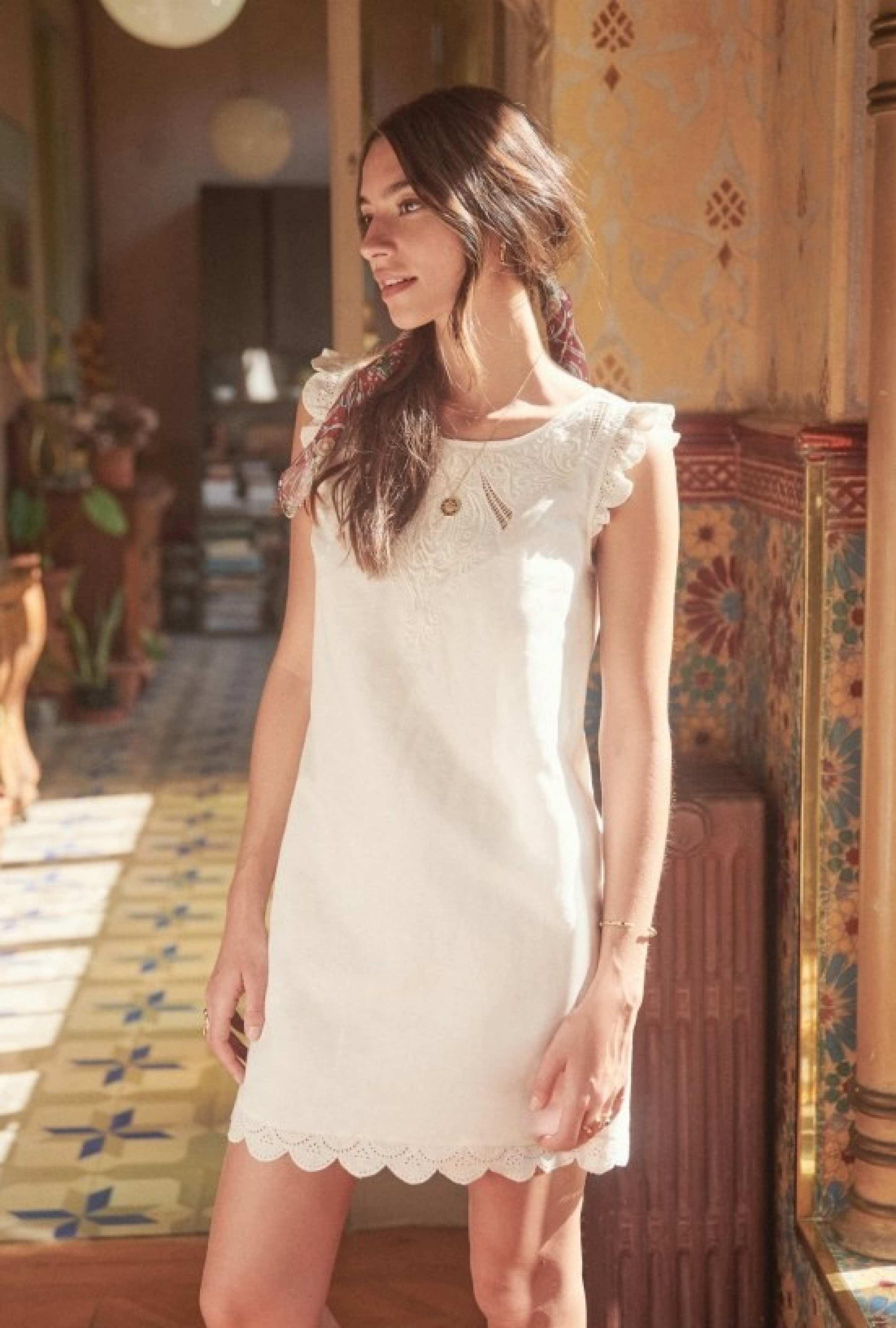 Robe Margot écrue-Exclusivité web