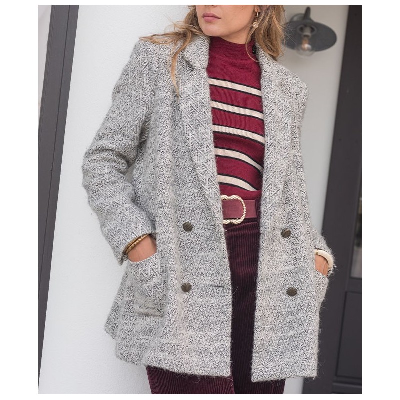 Caban Sezane Bogart Grey