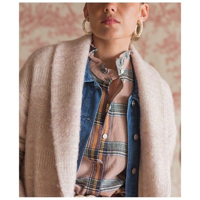 Caban Sezane Bowie Pink