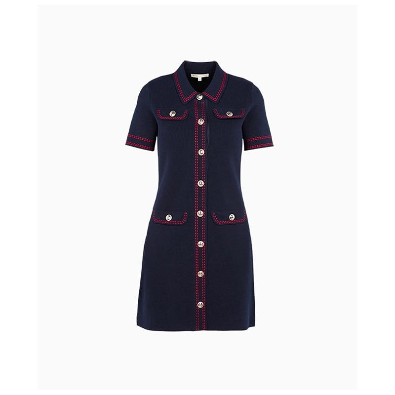 Robe Maje Rosie Bleu