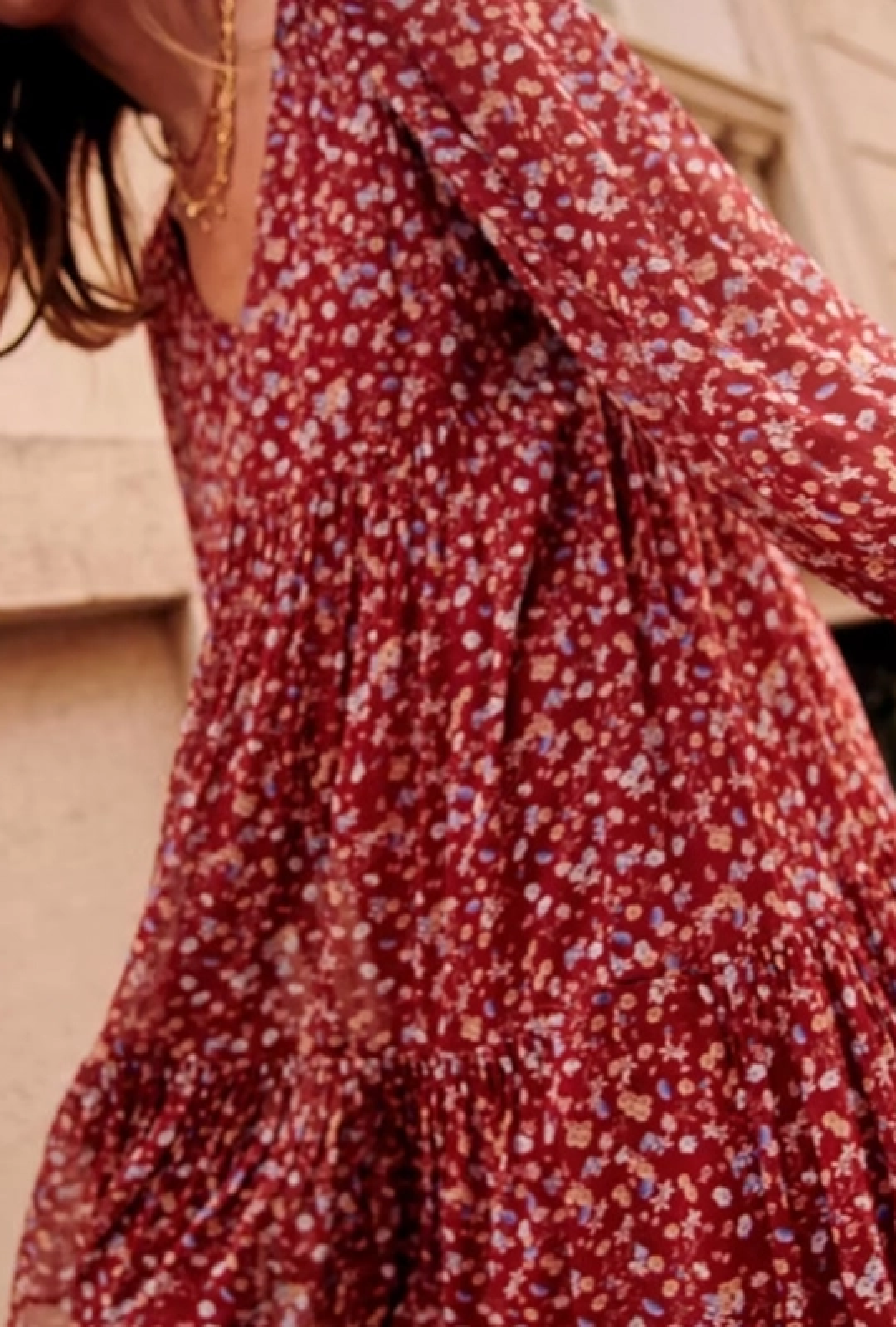 Robe Aurena Bordeaux-Exclusivité web