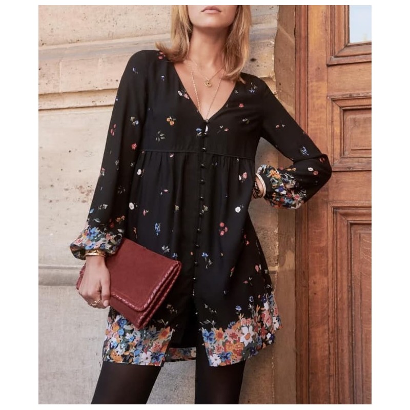 Robe Sezane Carina Fleurie