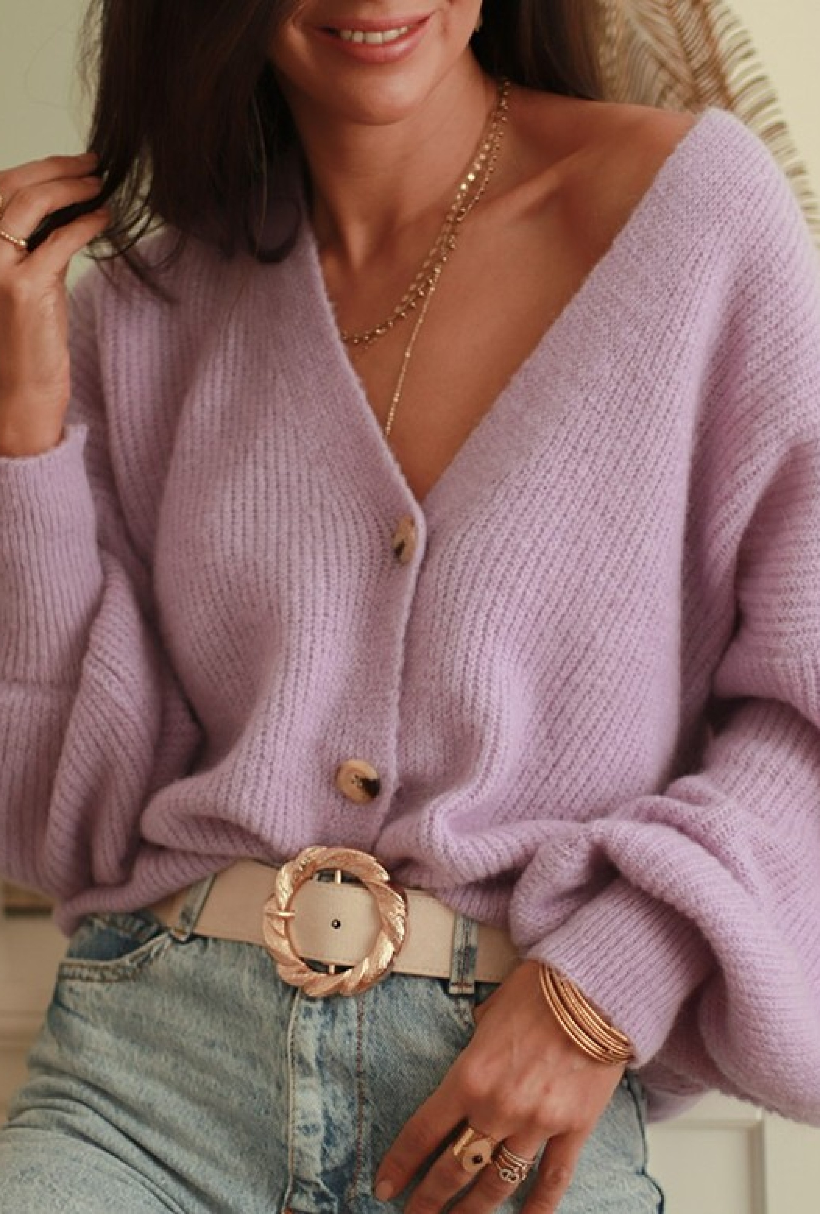 Cardigan Octavie Parme