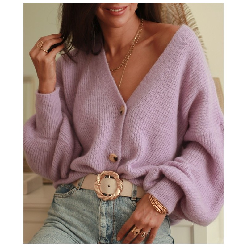 Cardigan PNL Octavie Parme