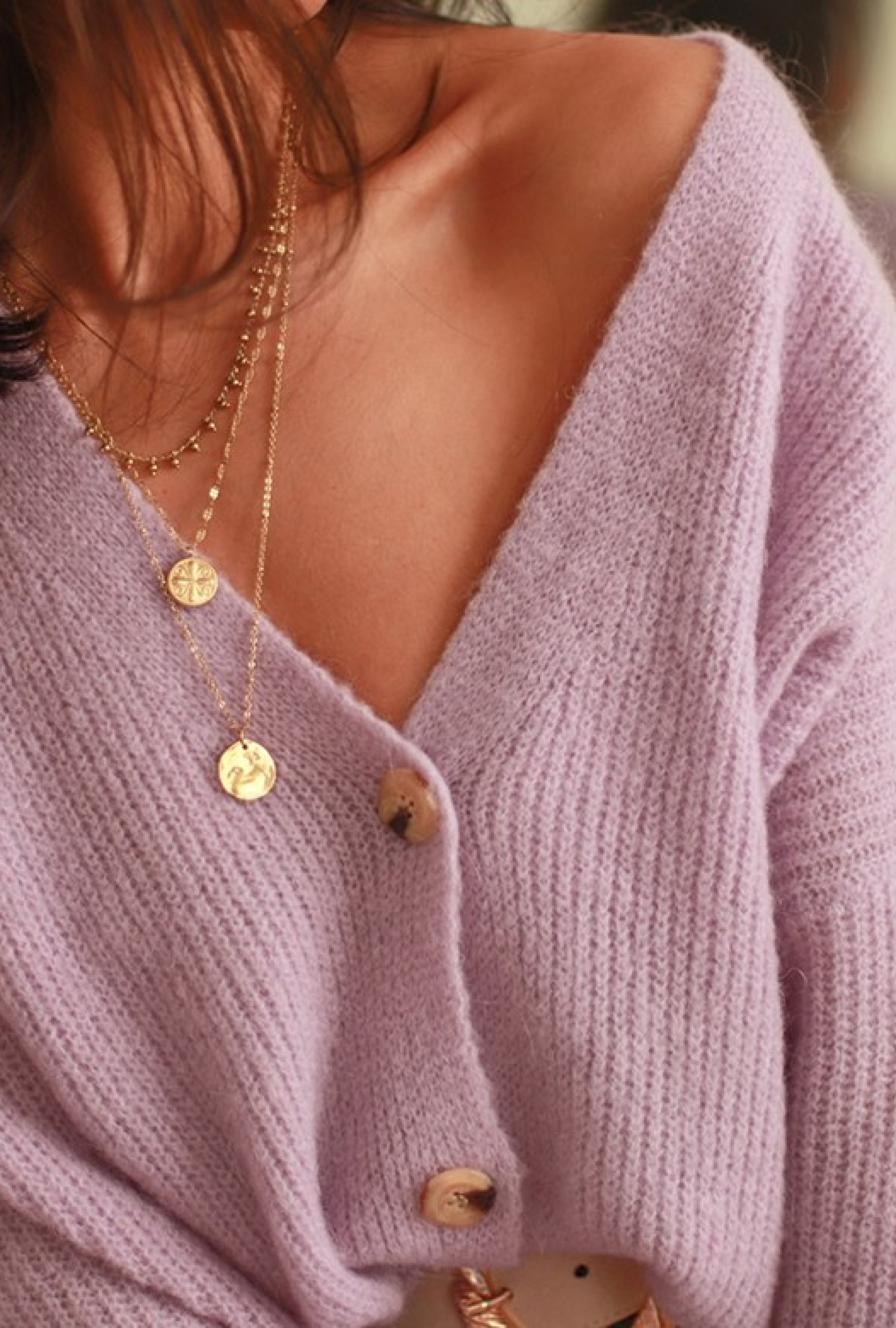 Cardigan Octavie Parme