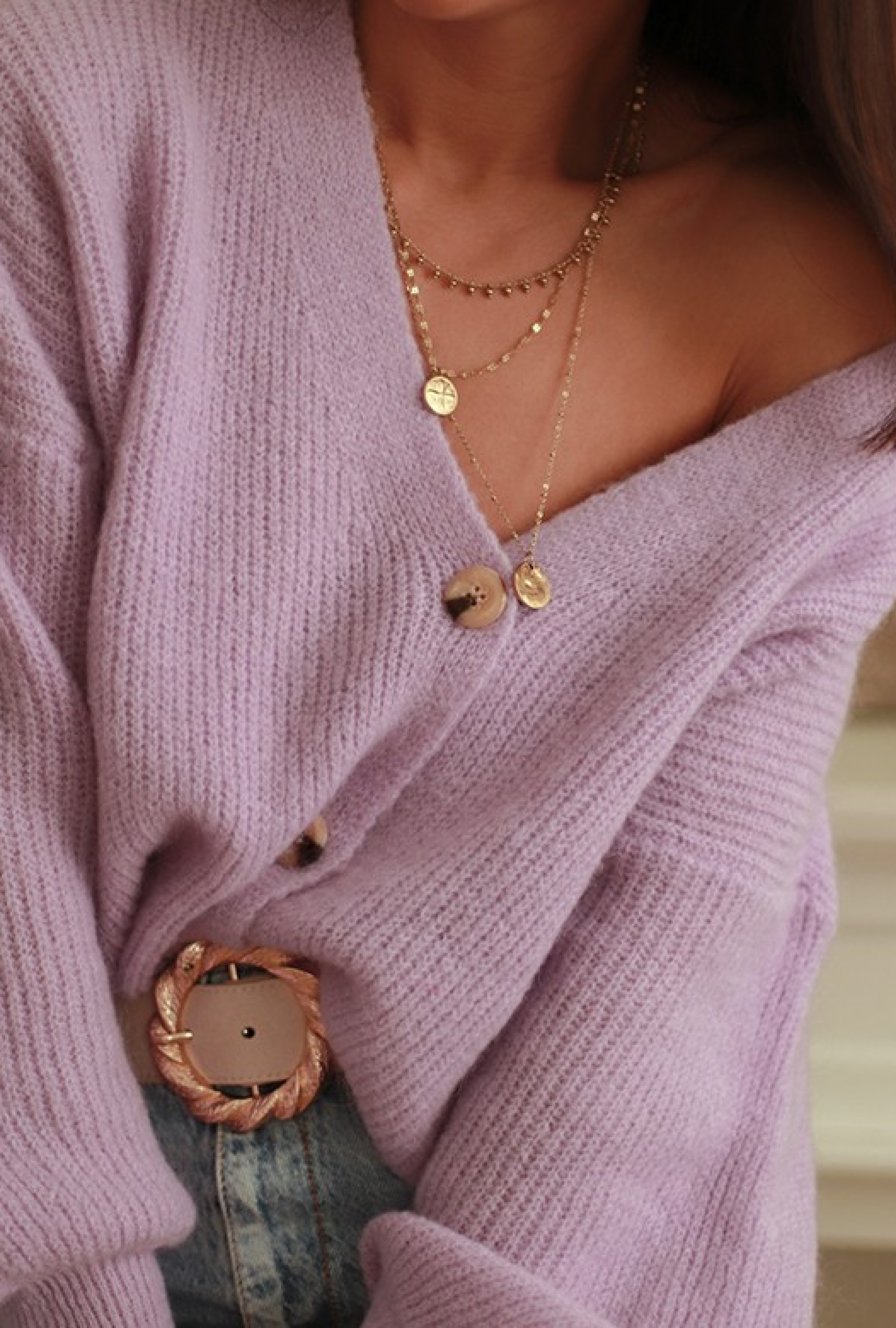 Cardigan Octavie Parme