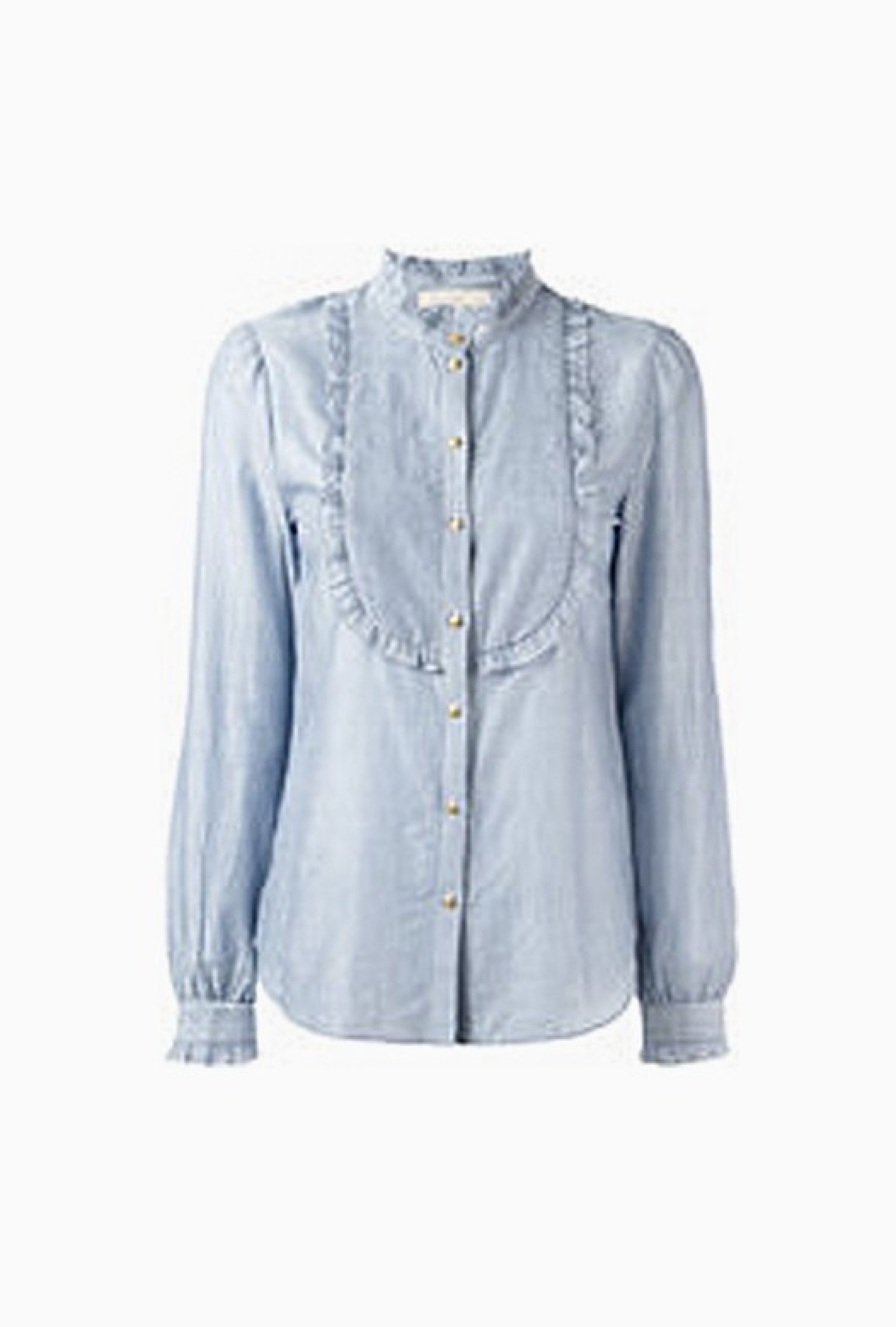 Chemise Plastron Volanté