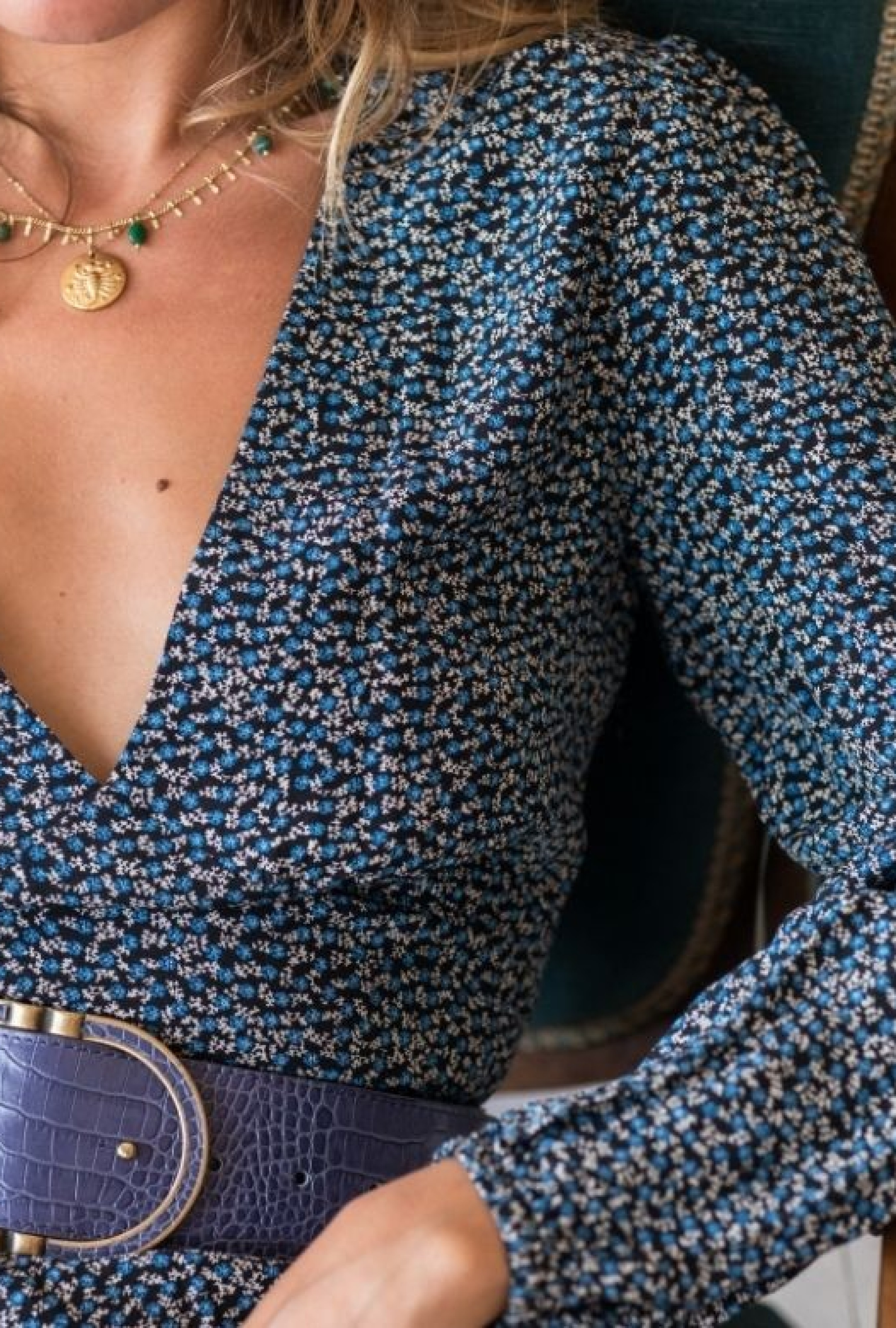 Ceinture Fétiche croco Iris