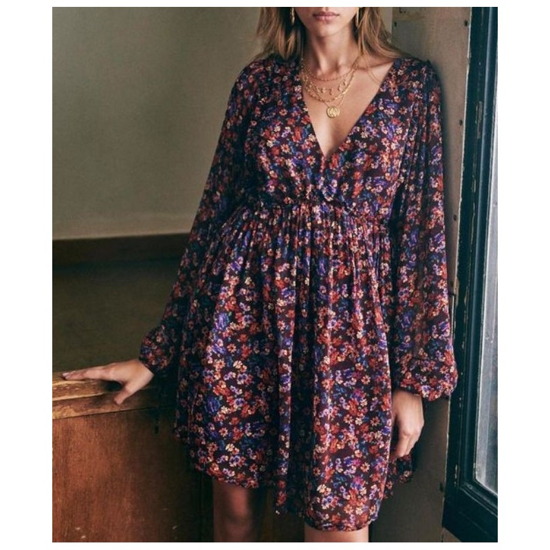 Robe Sezane Evy Fleurie